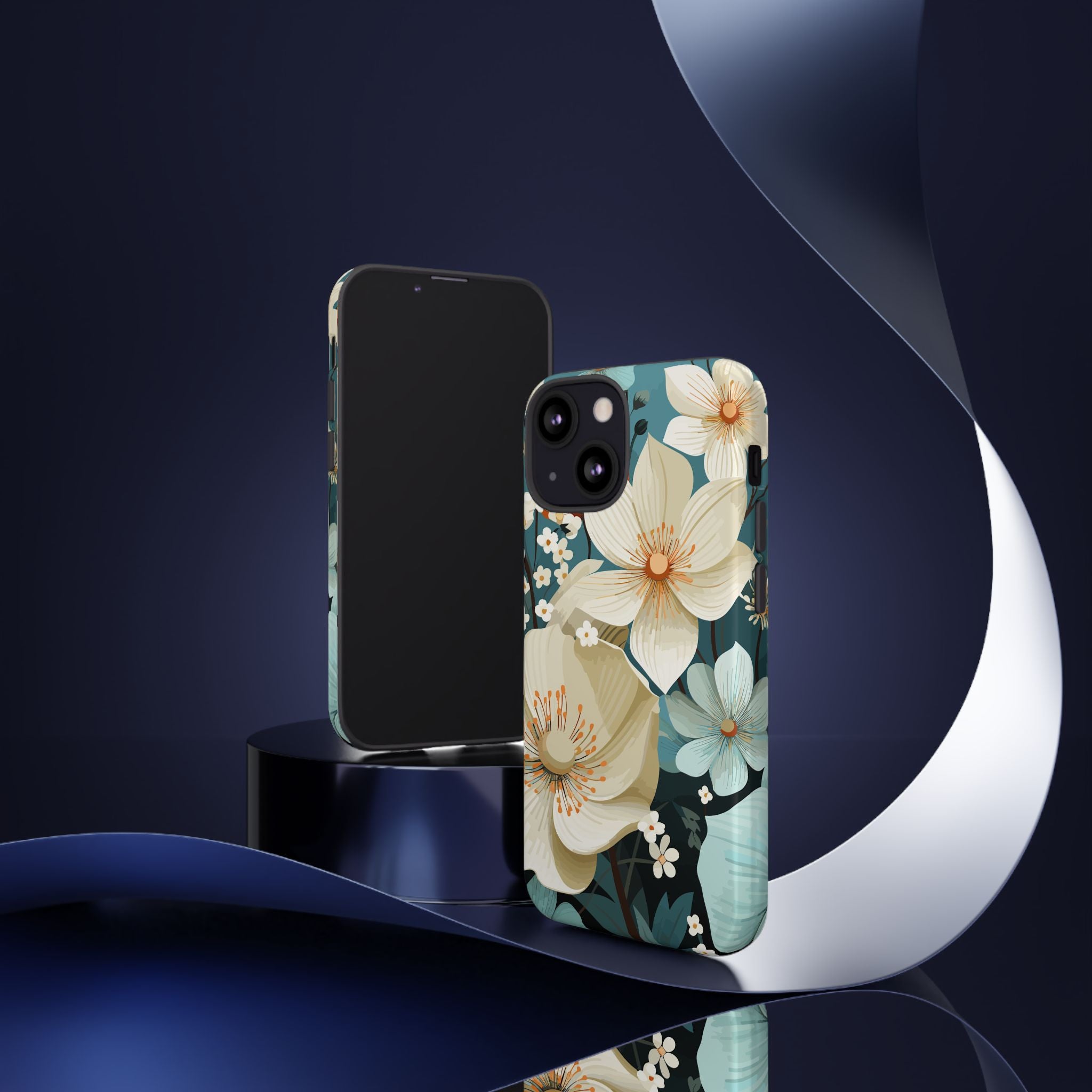 Floral Phone Case, Stylish Tough Cases with Botanical Design, Flower Print Phone Cover, Gifts for Nature Lovers, Eco-Friendly Mobile Cover