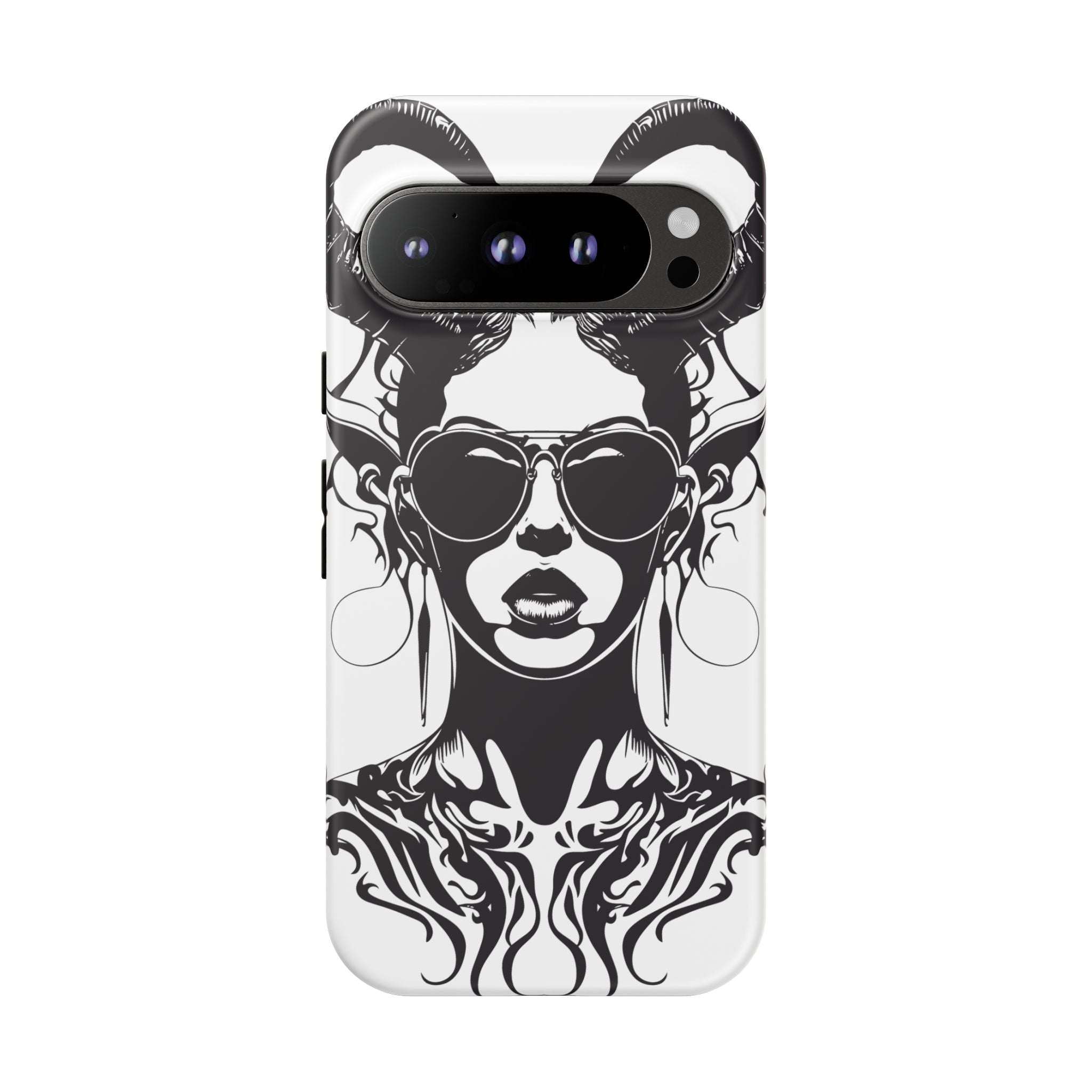 Tough Cases: Stylish Phone Case with Edgy Design, Protective Cover, Gift for Her, Trendy Accessories, Unique Art, Holiday Present