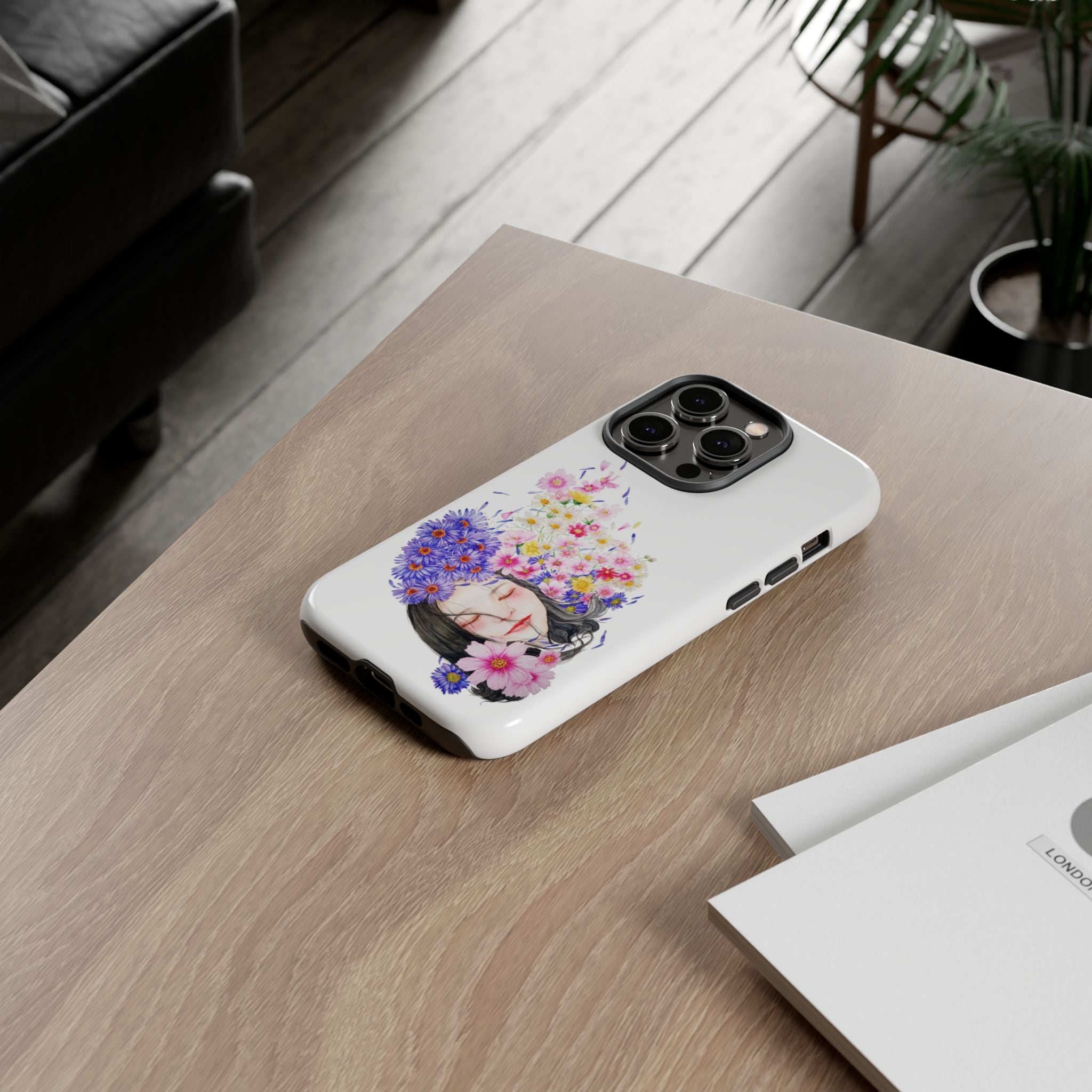 Floral Phone Case | Tough Cases | Cute Floral Design, Gift for Her, Spring Accessory, Mother's Day Gift, Stylish Protection