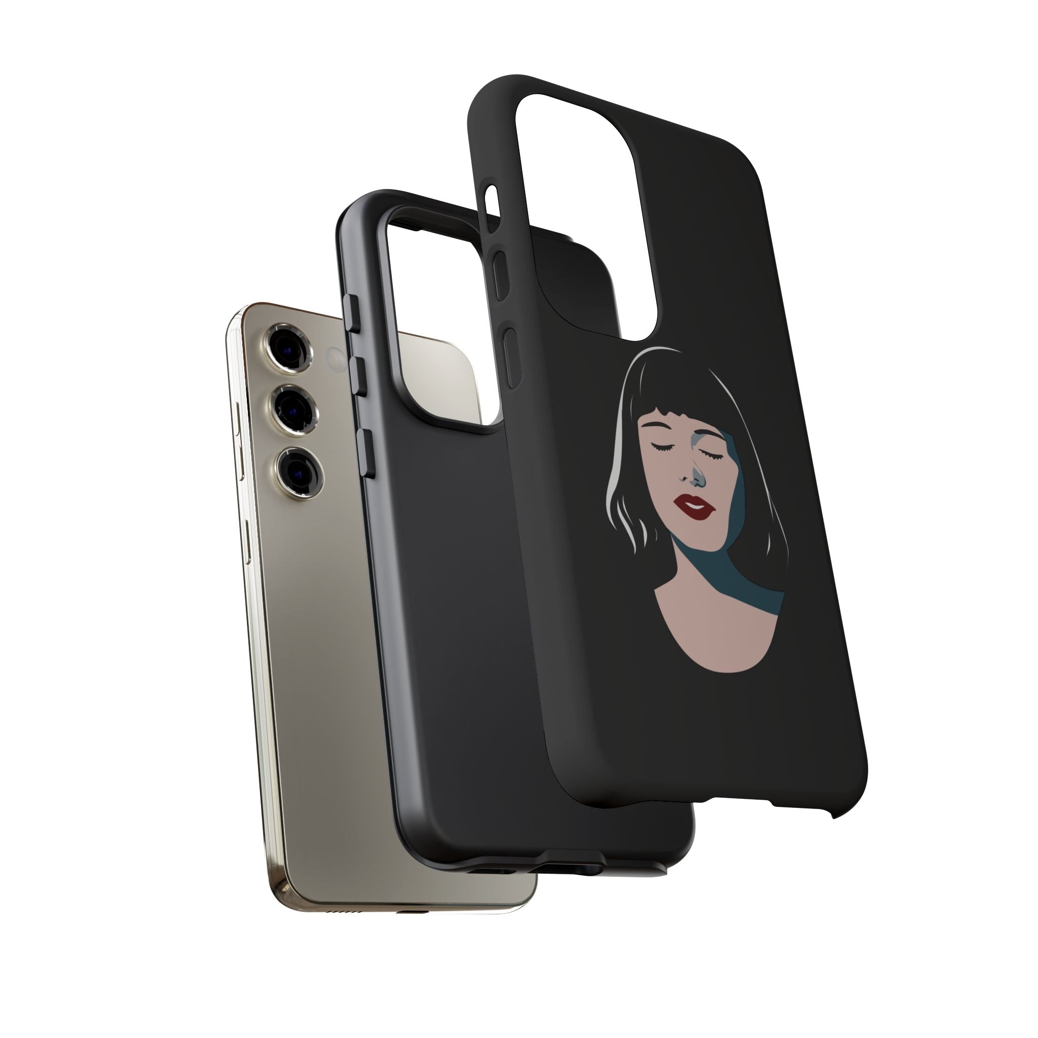 Aesthetic Phone Case, Art Deco iPhone Cover, Minimalist Cell Phone Protector, Gift for Her, Stylish Mobile Accessories