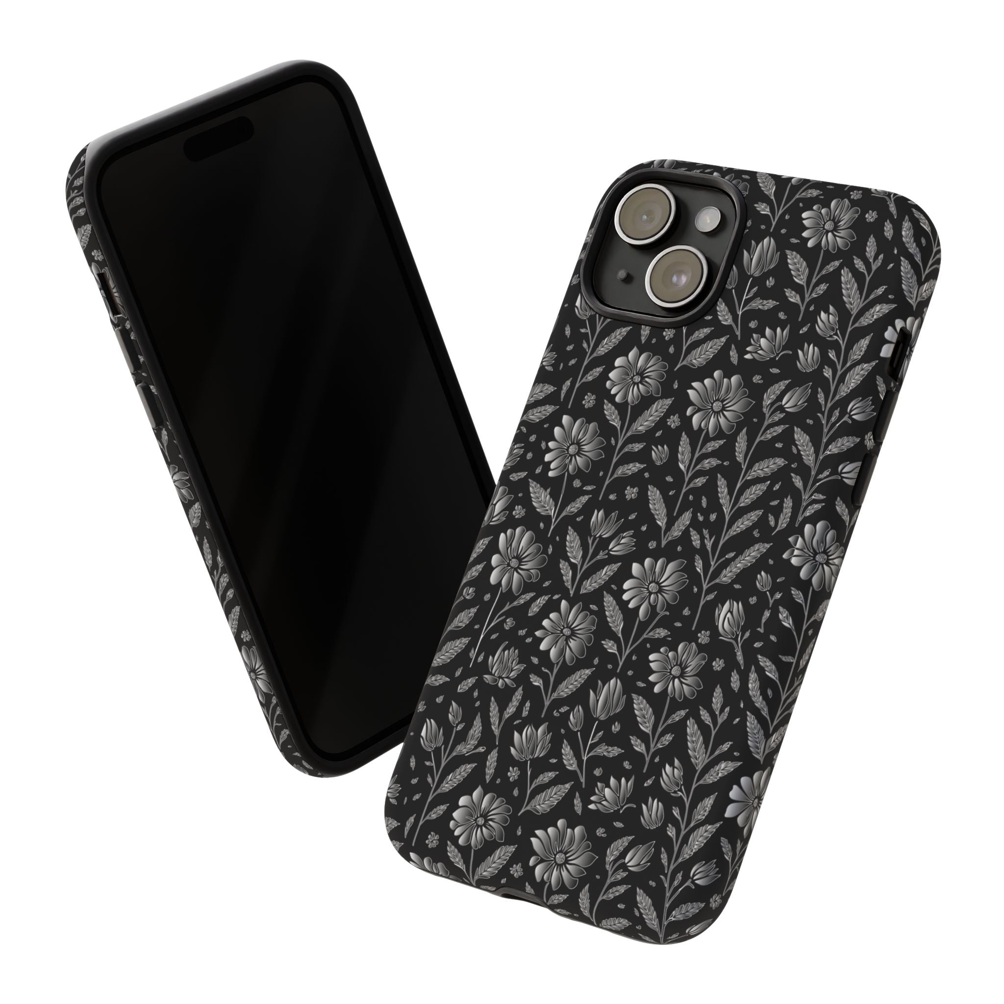 Stylish Floral Phone Case, Tough Floral Case, Botanical Phone Cover, Durable Floral Phone Protector, Gift for Her