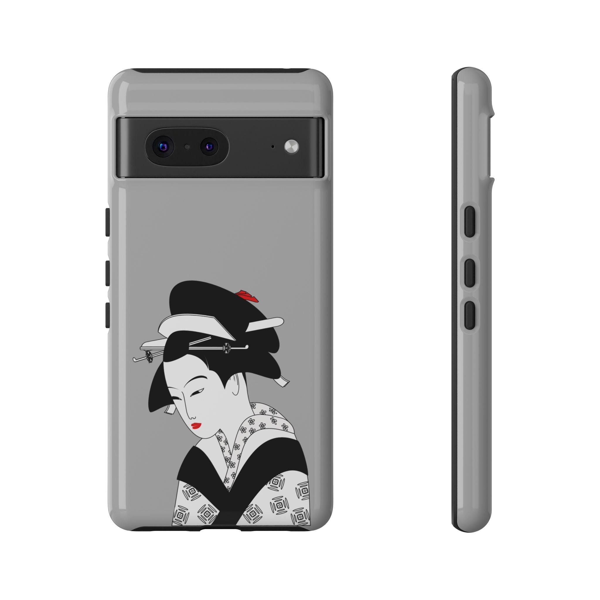 Stylish Phone Case with Japanese Geisha Design, Tough Phone Case, Cute Phone Cover, Japanese Art, Ethnic Style