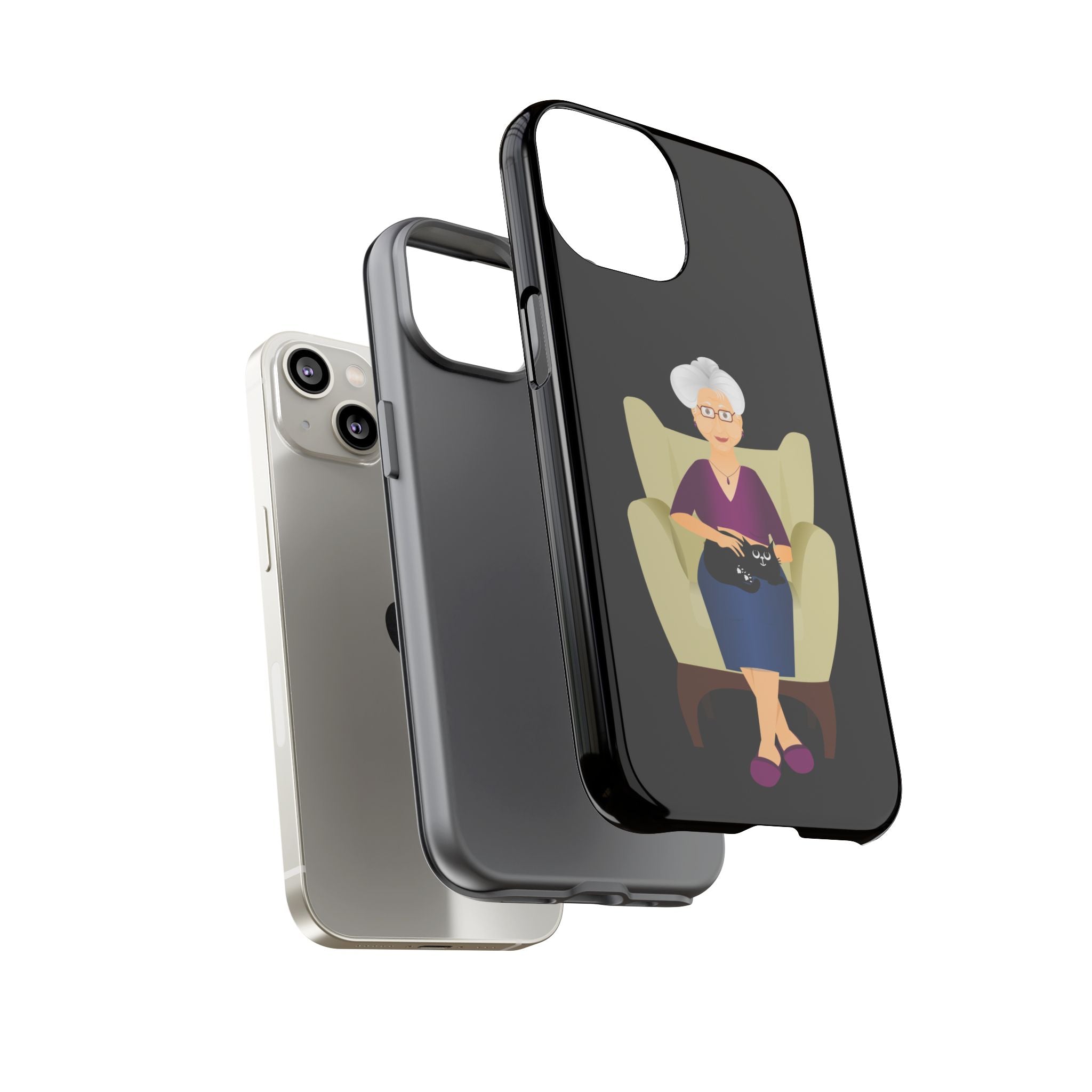 Grandma Phone Case, Tough Phone Cover for Grandparents, Durable Case for Seniors, Unique Gift for Grandmother, Personalized Tech Accessory