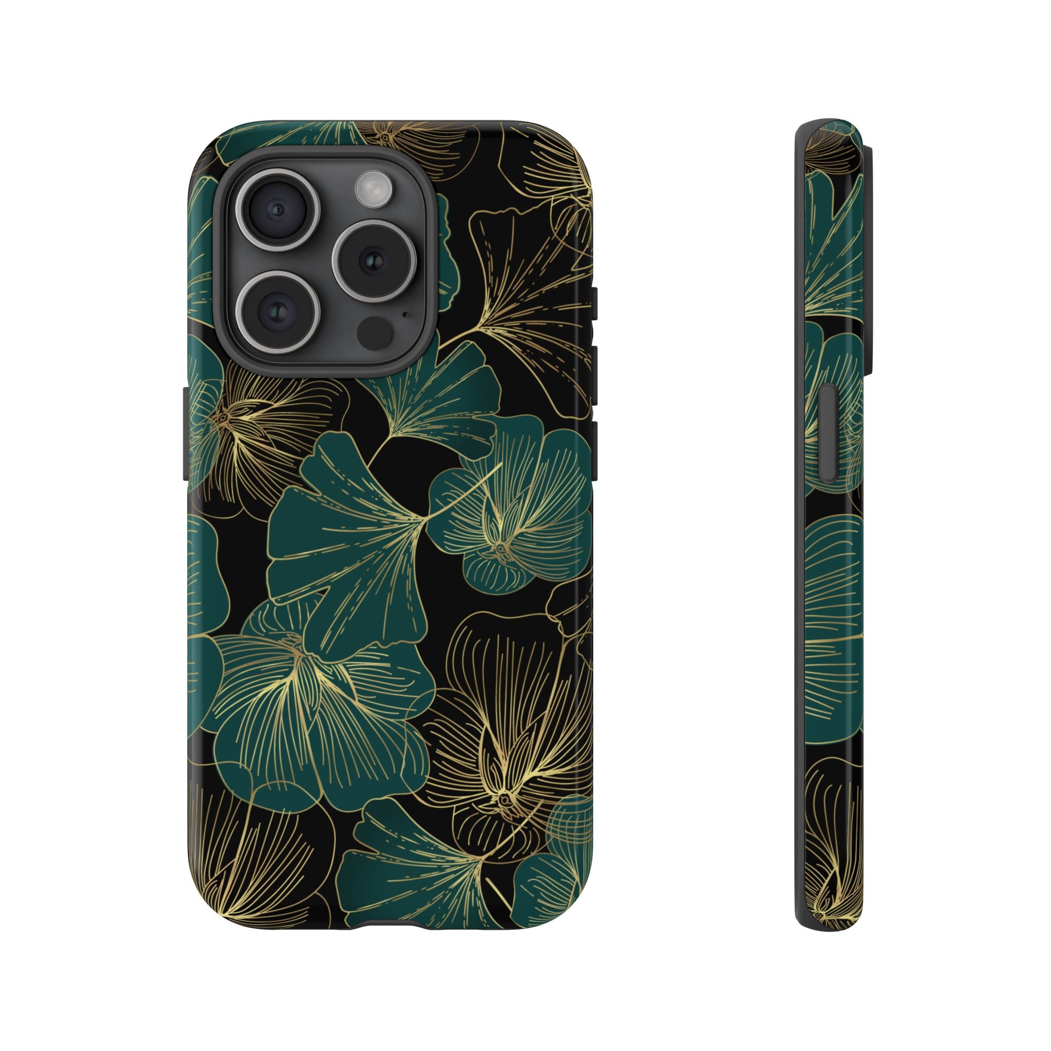 Floral Phone Case - Tough Cases, Protective Cover, Stylish Accessory, Gift for Her, Nature-Inspired Design