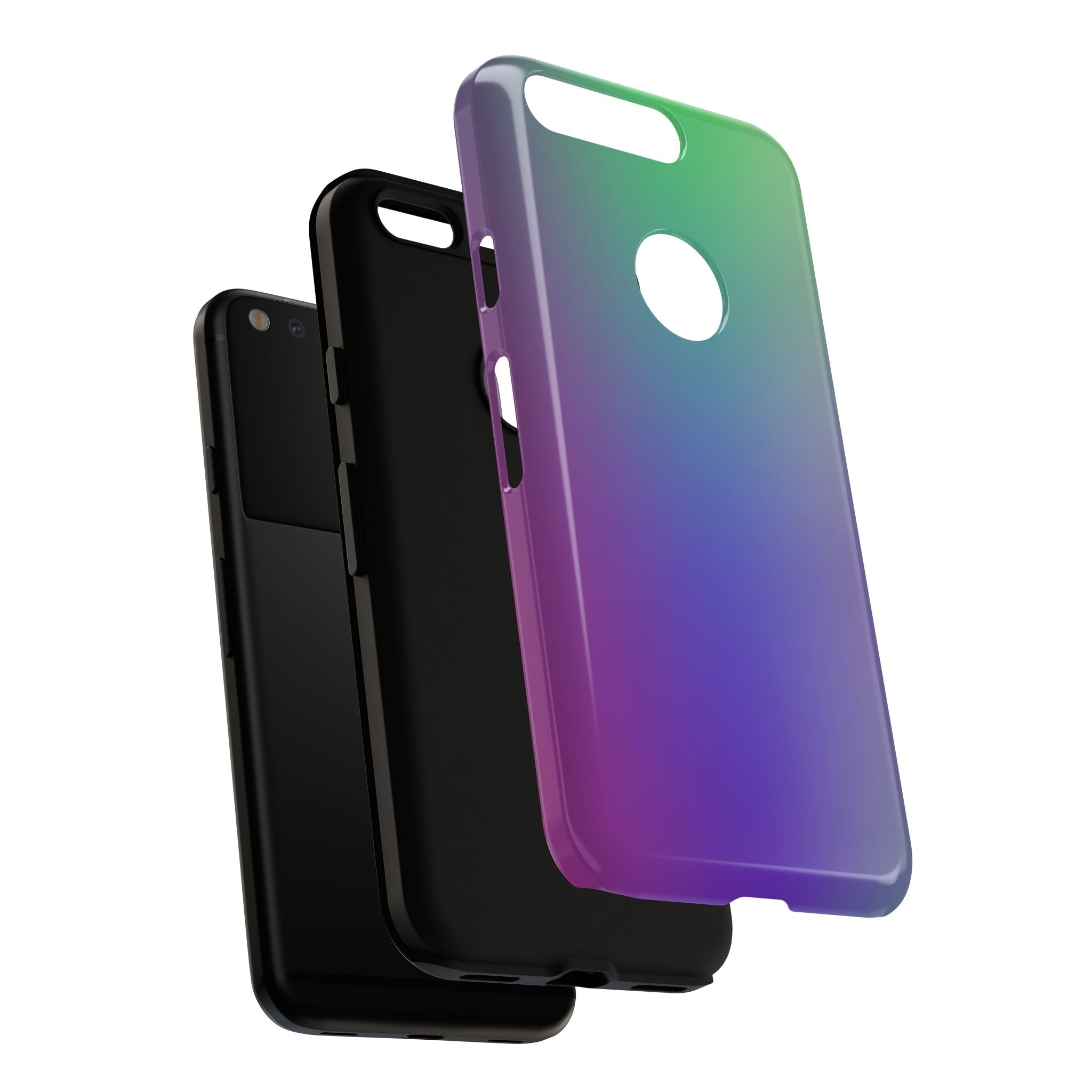 Gradient Phone Case, Durable Phone Protector, Trendy Cell Phone Accessory, Gift for Tech Lovers, Stylish Mobile Case