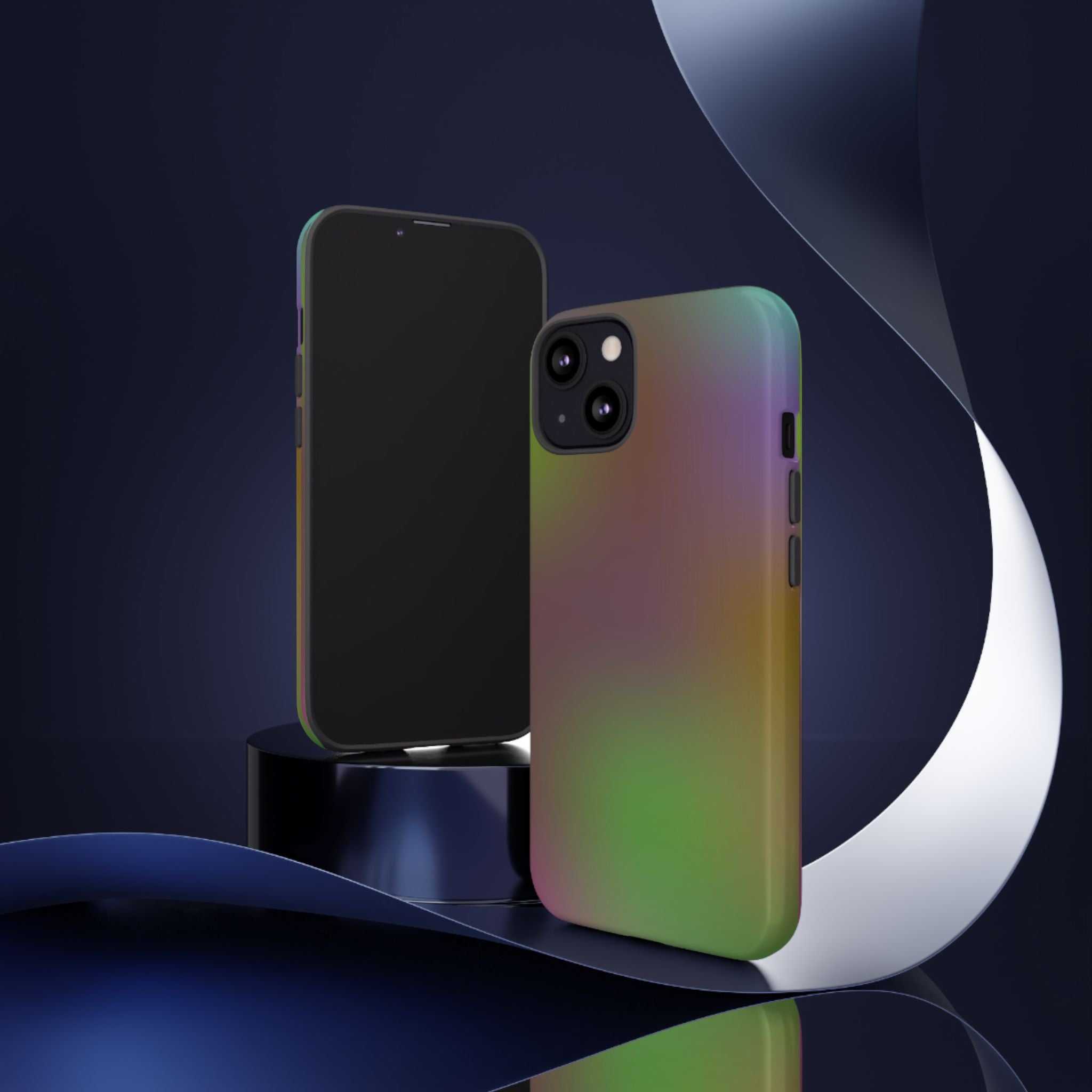 Colorful Gradient Phone Case, Tough Cases for Protection, Stylish Mobile Cover, Unique Gift, Modern Tech Accessory