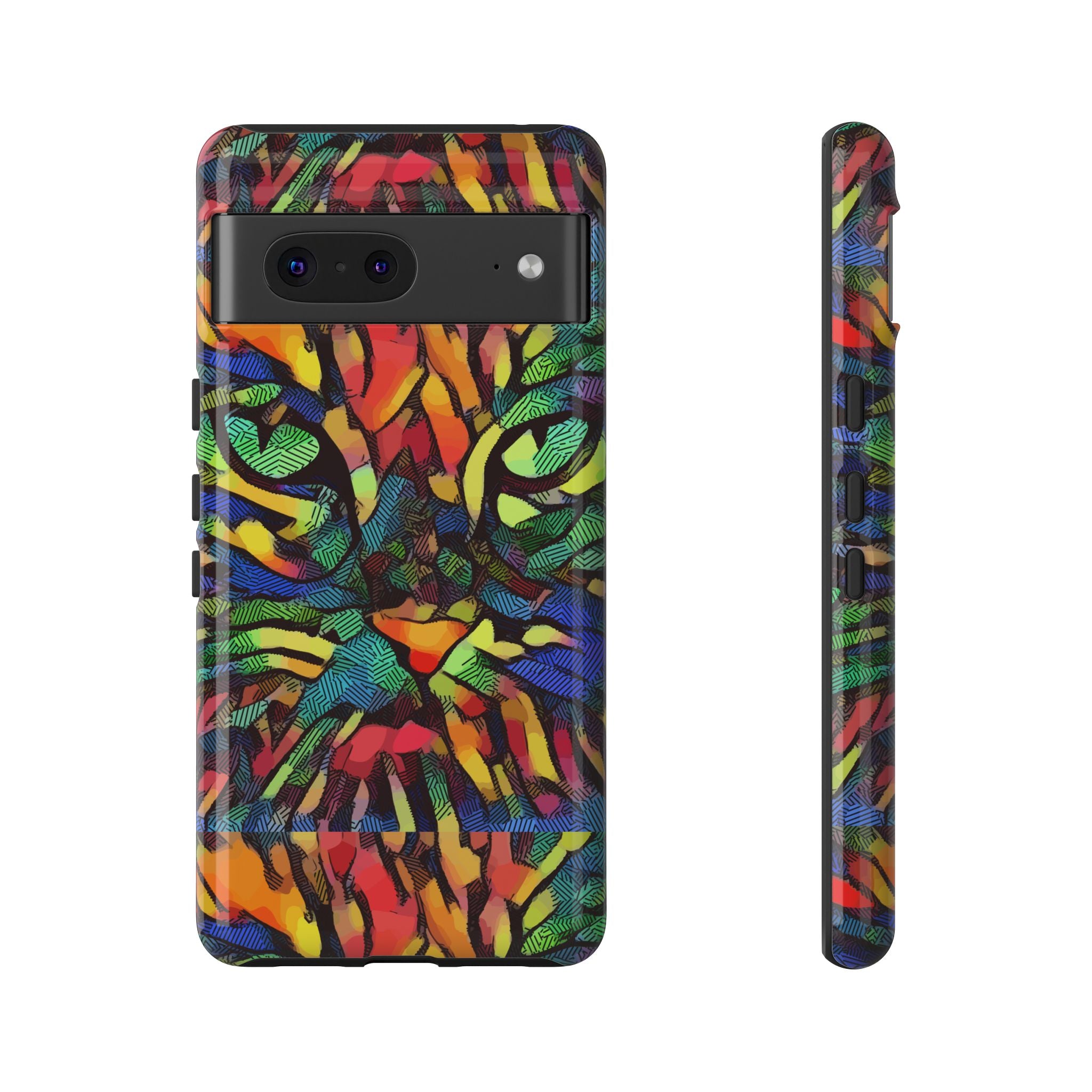 Colorful Phone Cases for Vibrant Style - Tough Cases, Unique Gifts, Animal Print, Artistic Design, Phone Accessories, Eco-Friendly