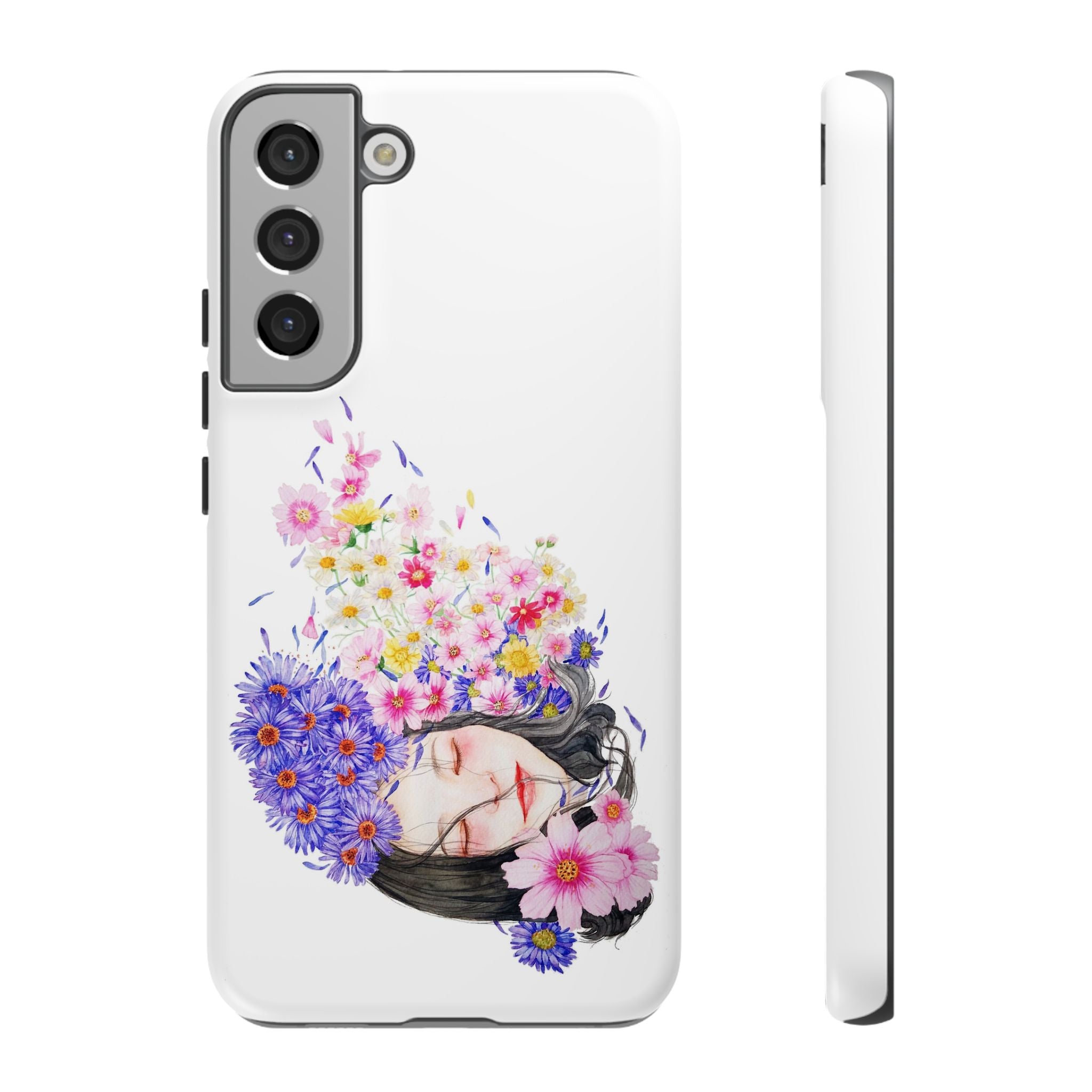 Floral Phone Case | Tough Cases | Cute Floral Design, Gift for Her, Spring Accessory, Mother's Day Gift, Stylish Protection