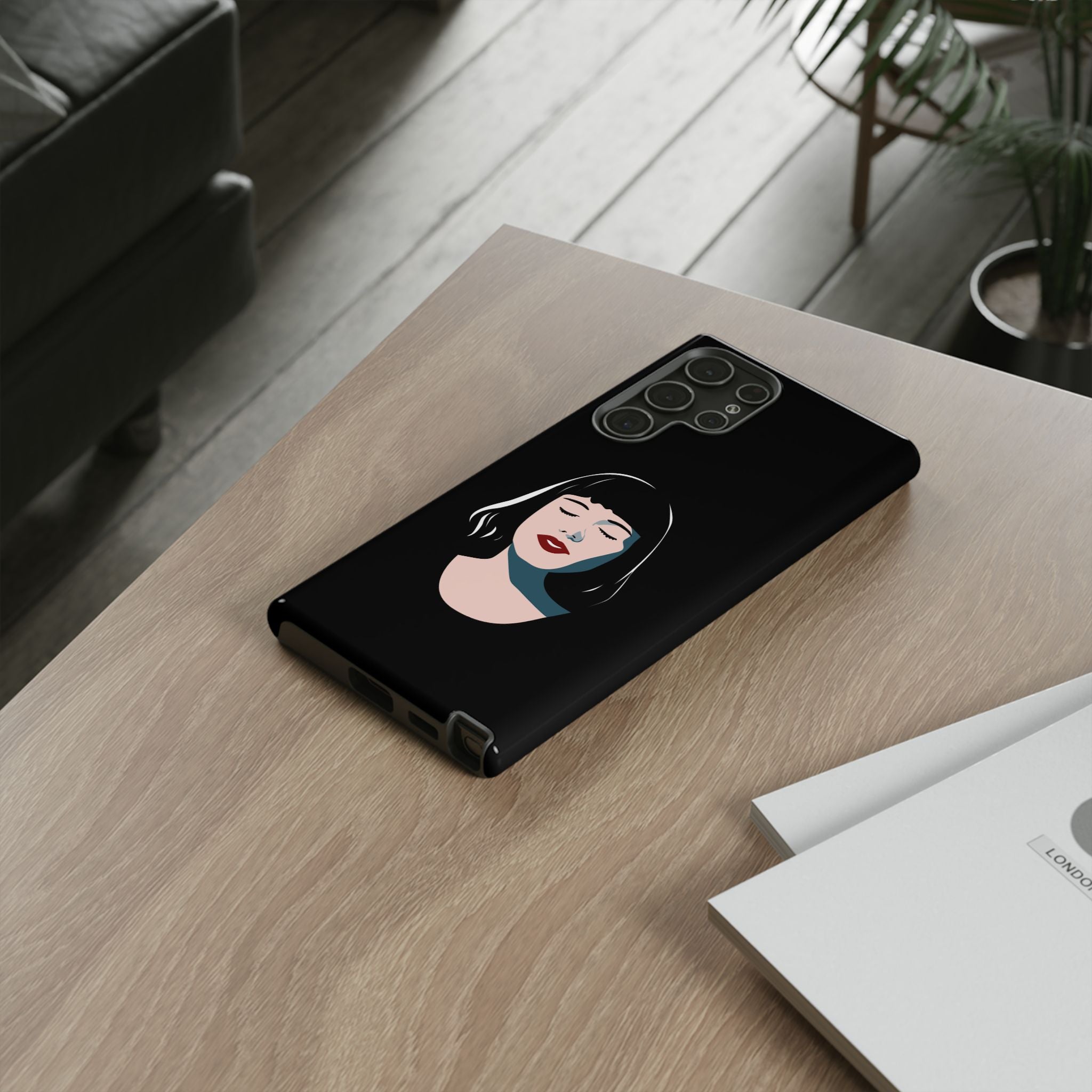 Aesthetic Phone Case, Art Deco iPhone Cover, Minimalist Cell Phone Protector, Gift for Her, Stylish Mobile Accessories