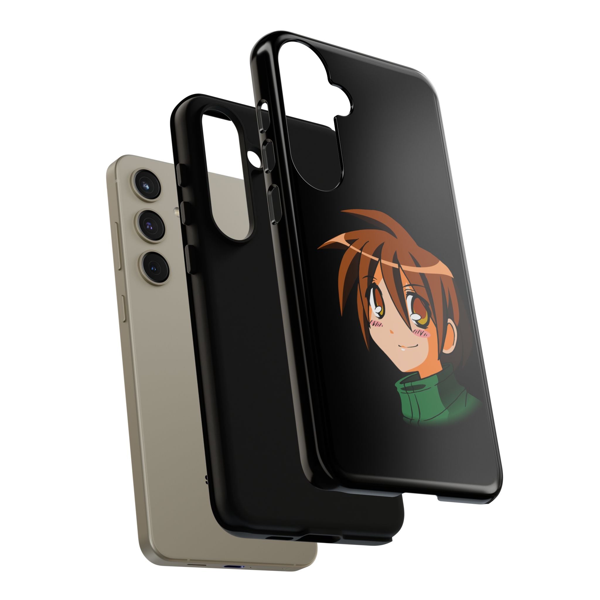 Anime Character Phone Case, Cute Phone Cover, Tough Cases for Teens, Customizable Gift, Geeky Accessories
