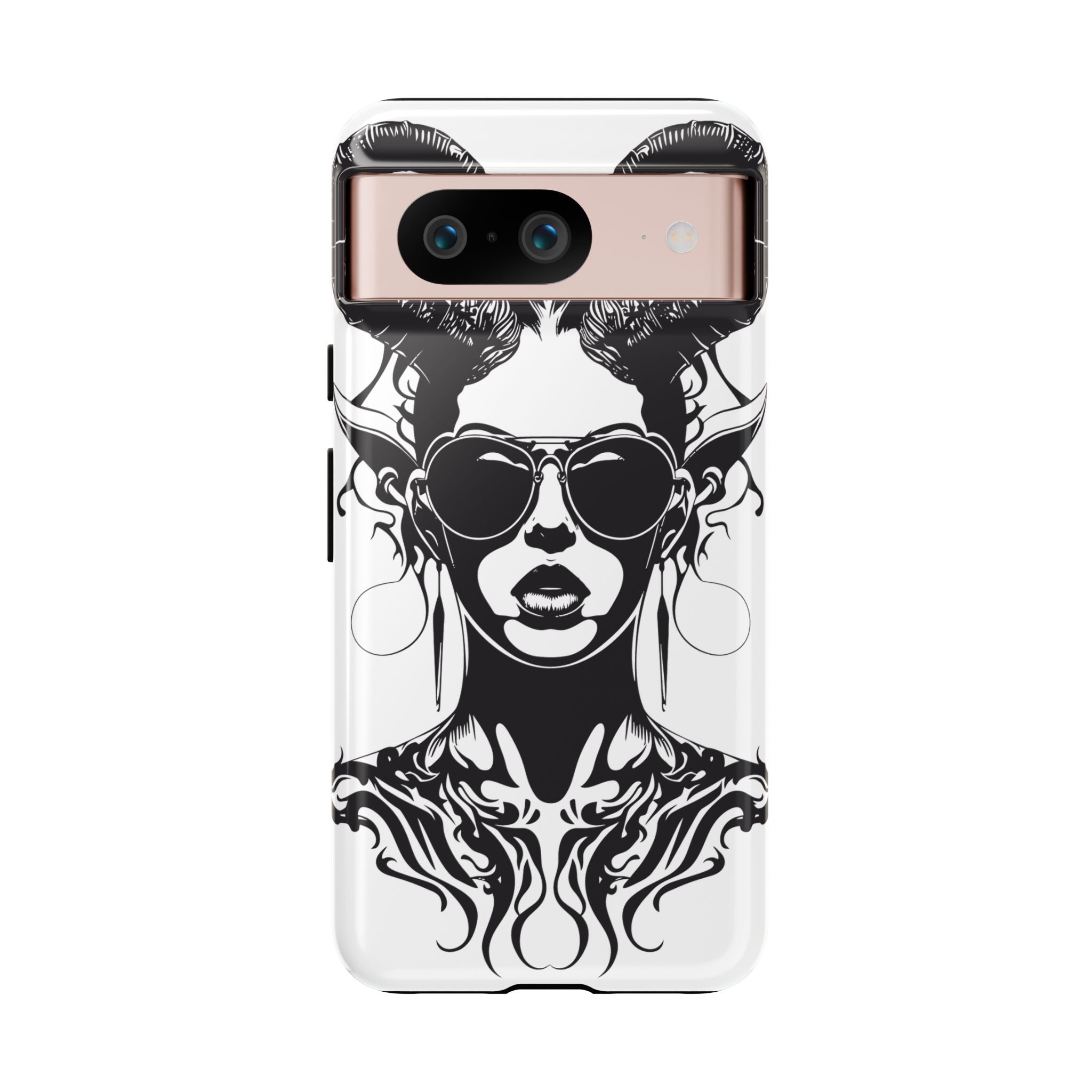 Tough Cases: Stylish Phone Case with Edgy Design, Protective Cover, Gift for Her, Trendy Accessories, Unique Art, Holiday Present