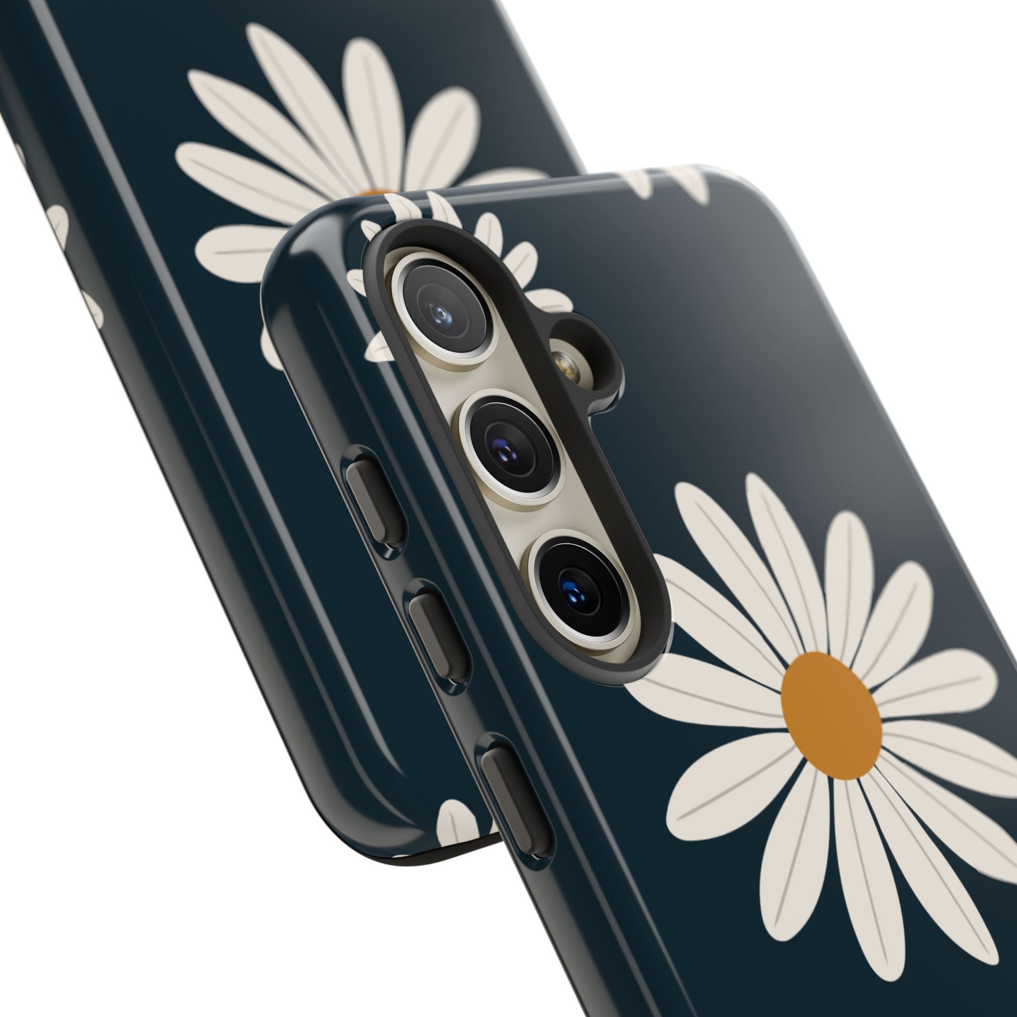 Daisy Phone Case, Floral Phone Cover, Tough Phone Case, Gift for Flower Lovers, Smartphone Accessory, Spring Design