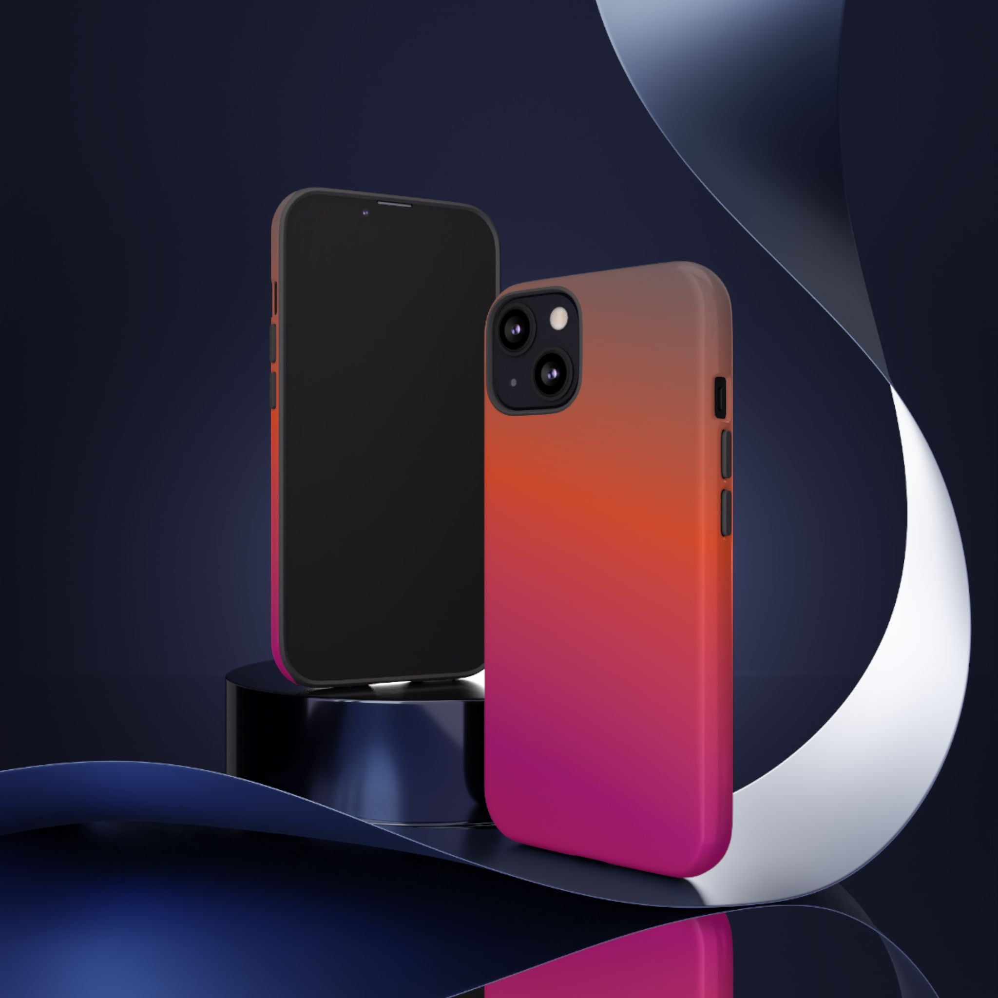 Gradient Phone Case, Custom Tough Case, Durable Phone Accessory, Vibrant Design, Gift for Tech Lovers, Birthday and Holiday Present