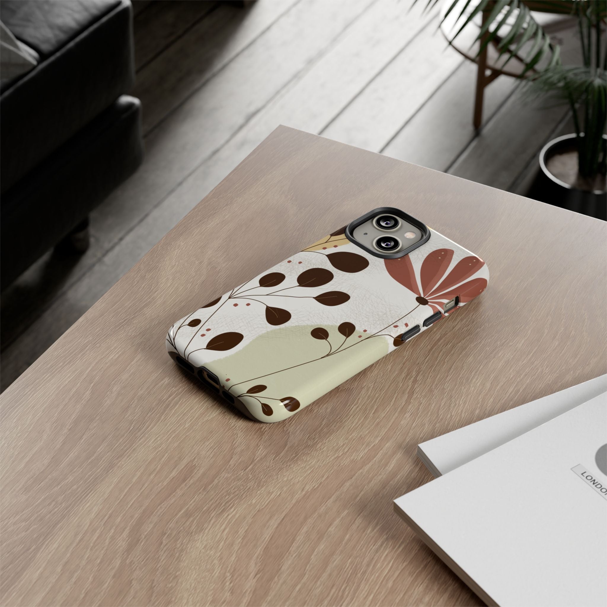 Floral Phone Case - Stylish Tough Cases for Women, Trendy Phone Cover, Gift for Her, Birthday Present, Everyday Use