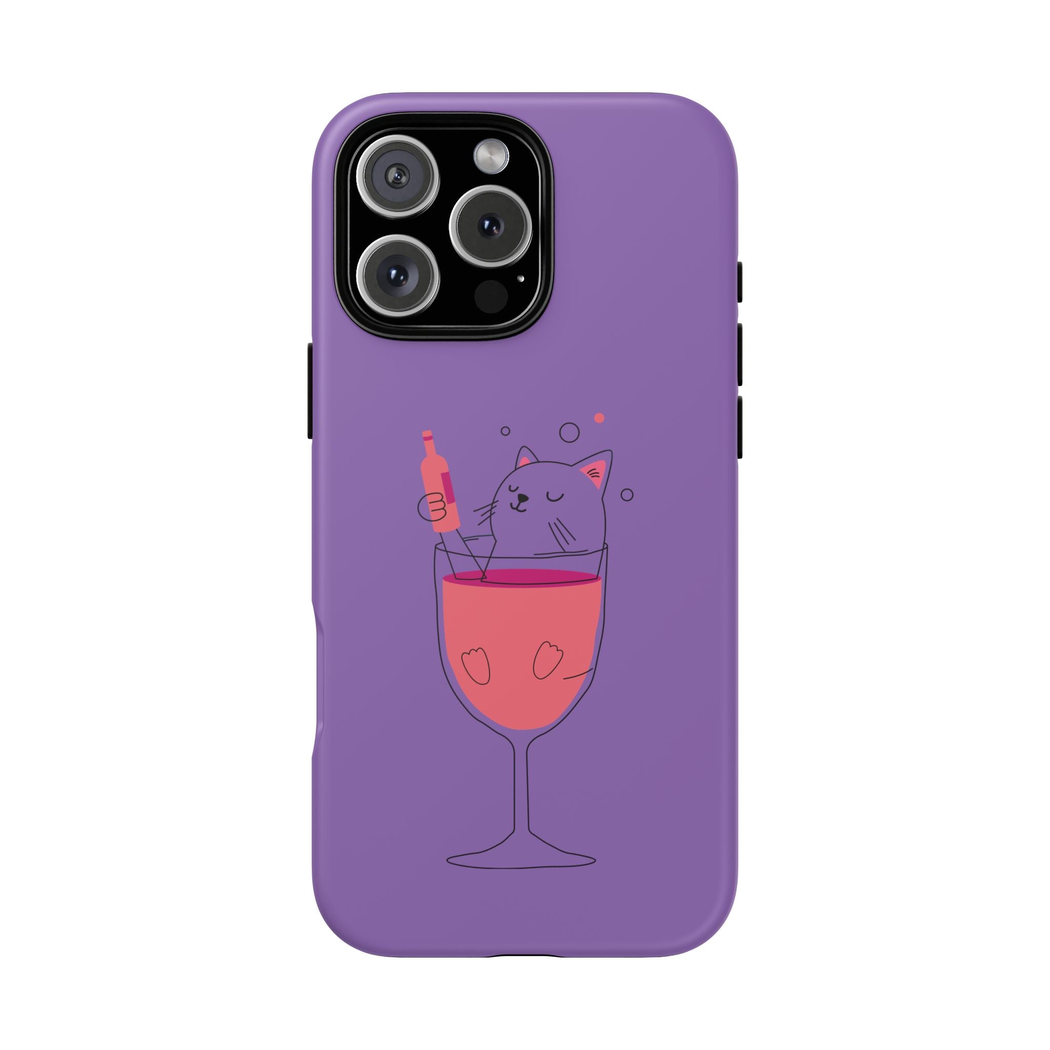 Cute Cat Phone Case, Fun Gift for Cat Lovers, Colorful Phone Cover, Pet Lover Accessory, Unique Cat Themed Case
