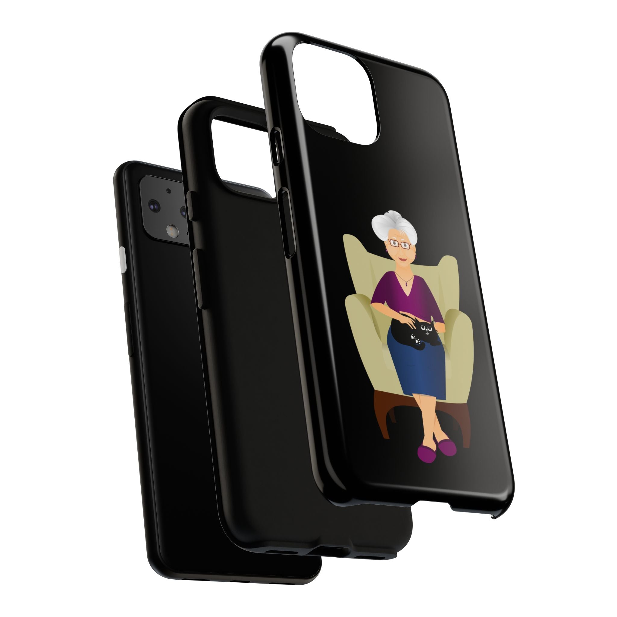 Grandma Phone Case, Tough Phone Cover for Grandparents, Durable Case for Seniors, Unique Gift for Grandmother, Personalized Tech Accessory