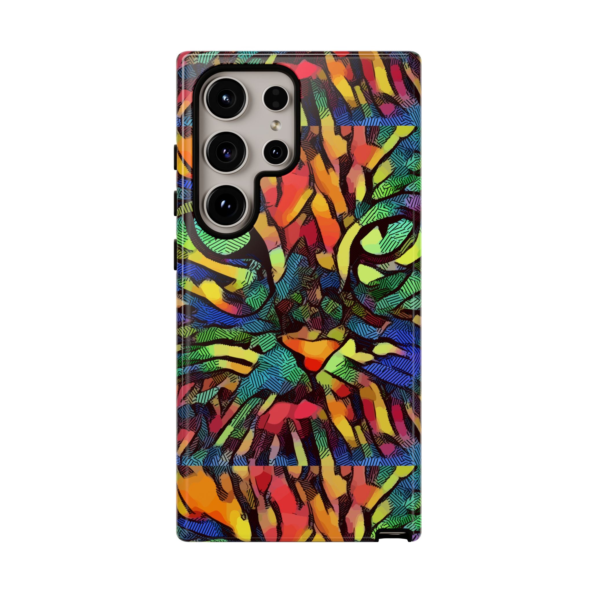 Colorful Phone Cases for Vibrant Style - Tough Cases, Unique Gifts, Animal Print, Artistic Design, Phone Accessories, Eco-Friendly