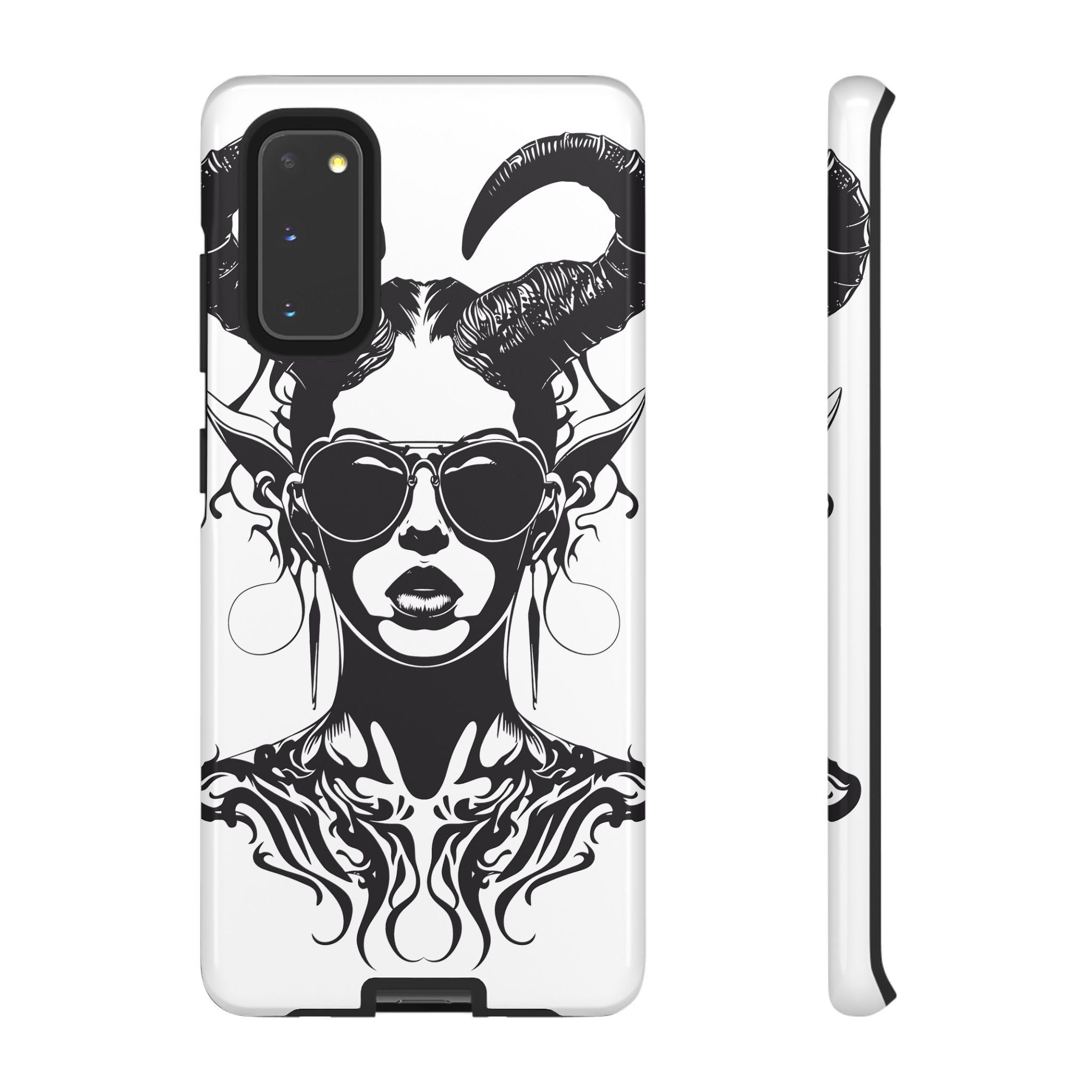 Tough Cases: Stylish Phone Case with Edgy Design, Protective Cover, Gift for Her, Trendy Accessories, Unique Art, Holiday Present