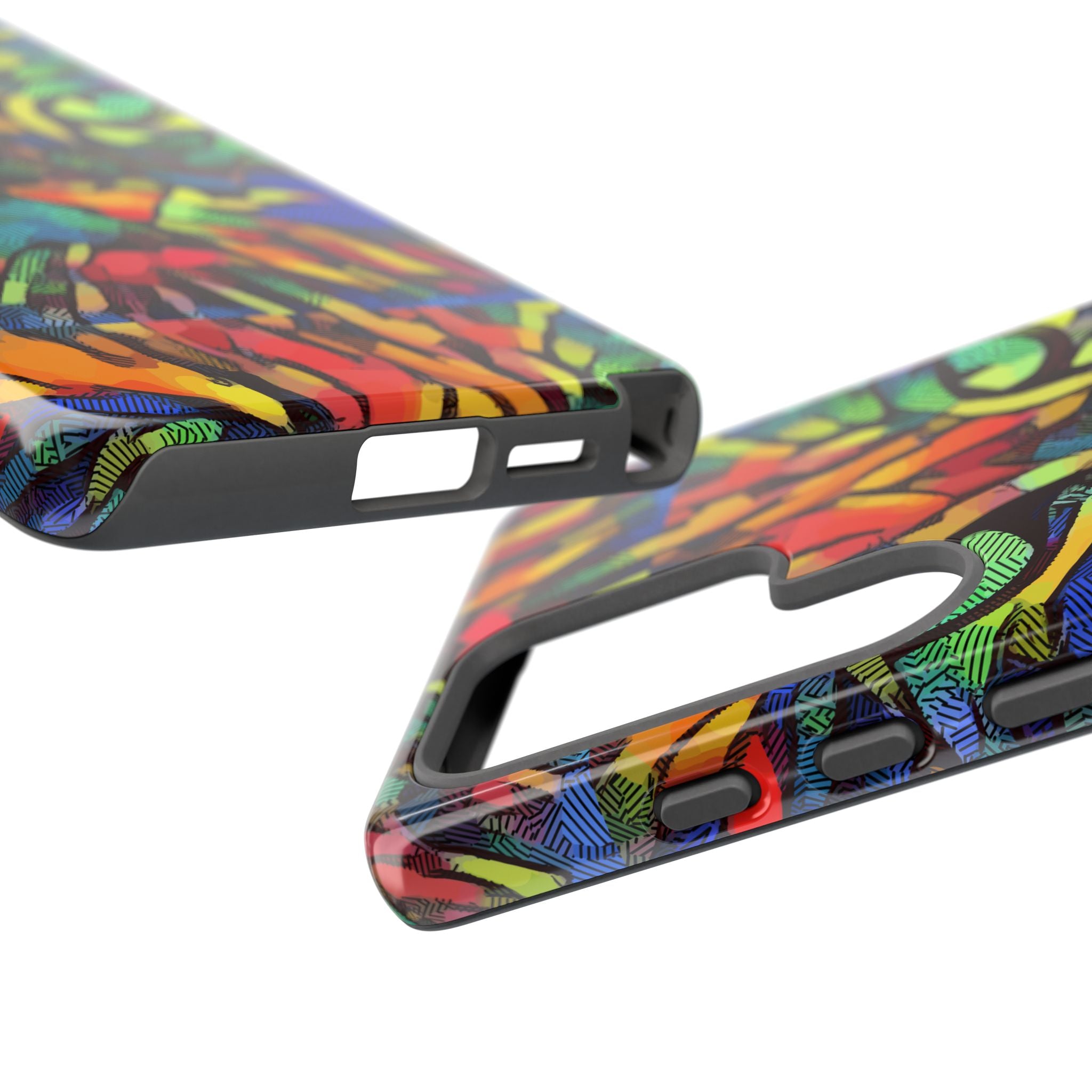 Colorful Phone Cases for Vibrant Style - Tough Cases, Unique Gifts, Animal Print, Artistic Design, Phone Accessories, Eco-Friendly