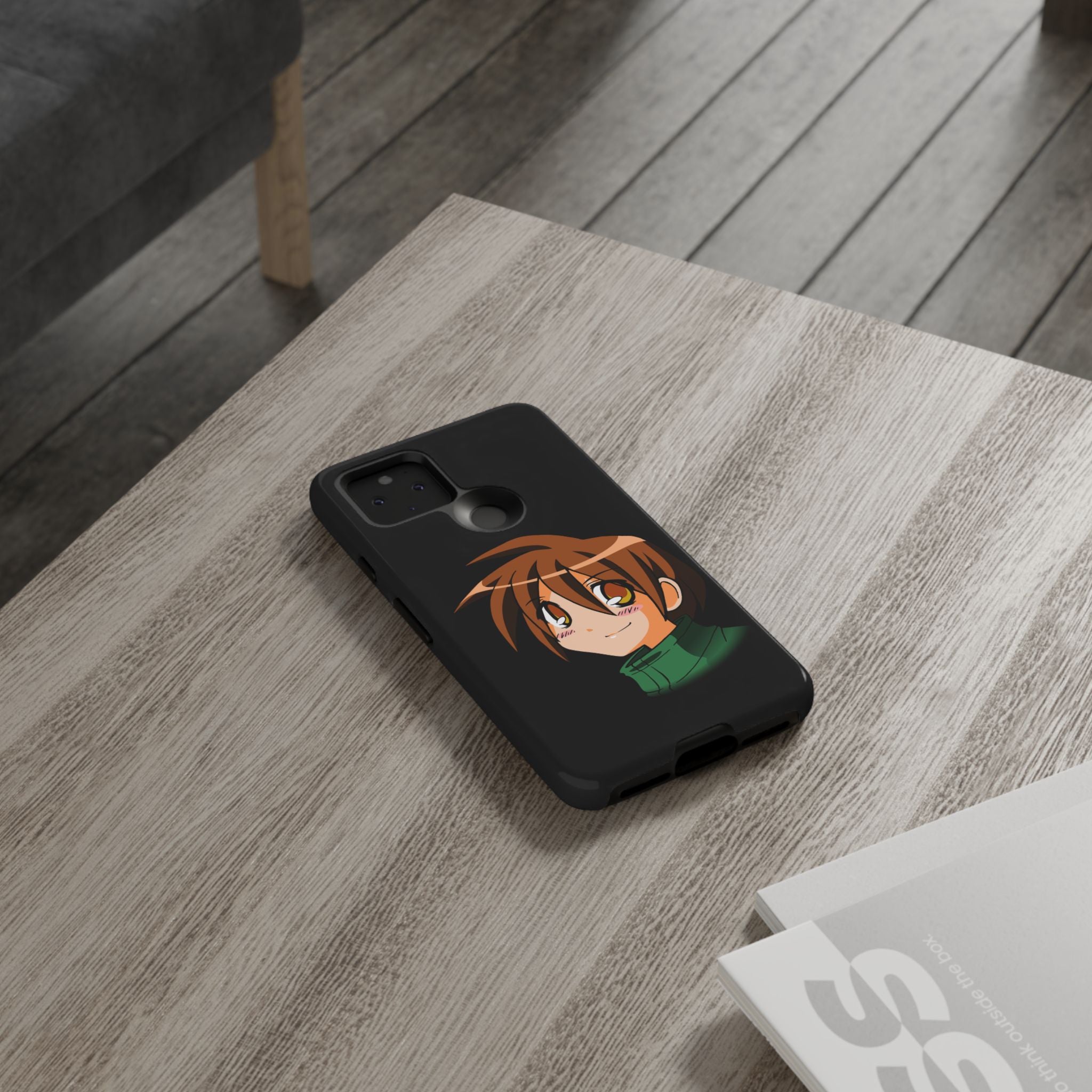 Anime Character Phone Case, Cute Phone Cover, Tough Cases for Teens, Customizable Gift, Geeky Accessories