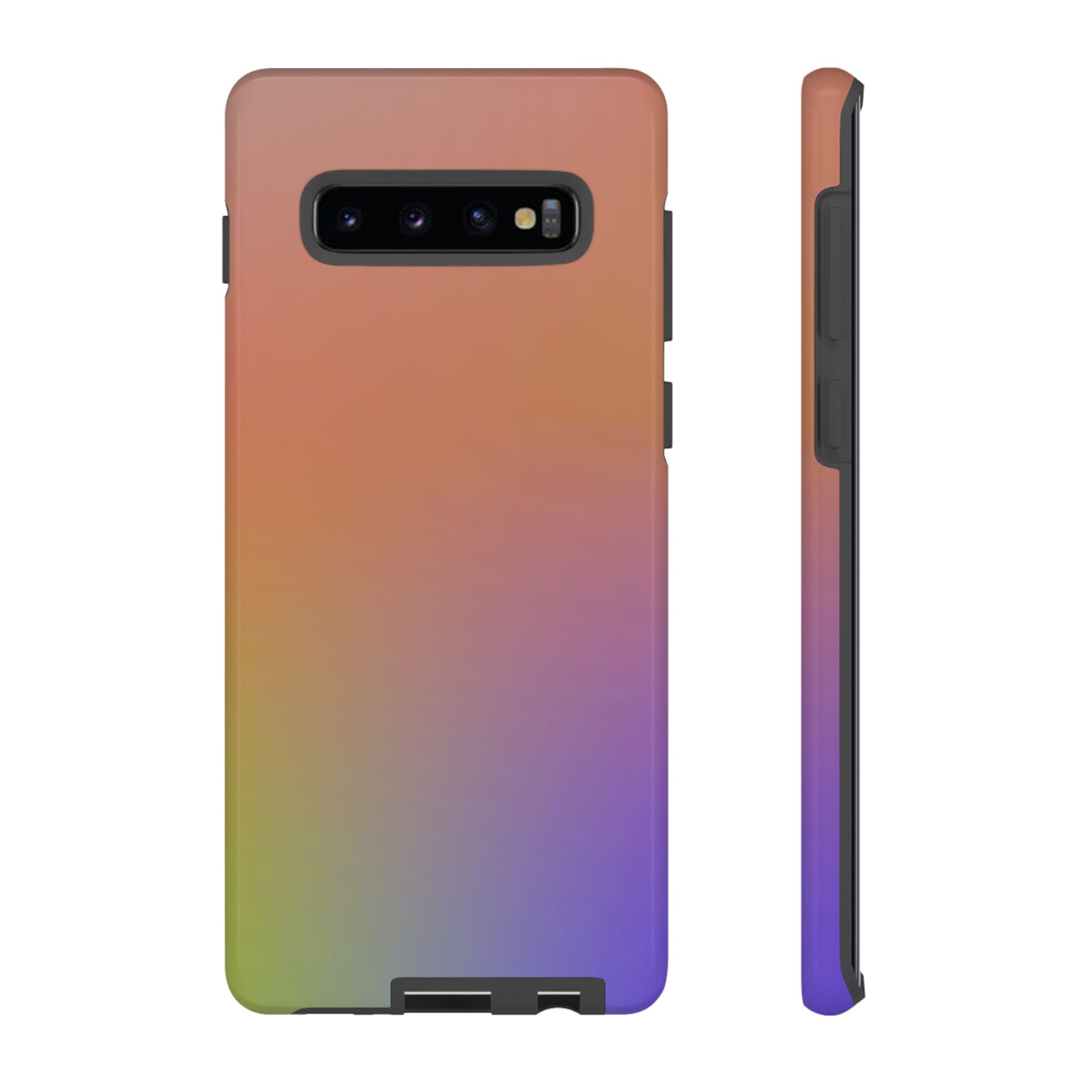 Colorful Gradient Phone Case, Tough Cases for iPhone, Customizable Phone Cover, Trendy Tech Accessory, Gift for Tech Lovers