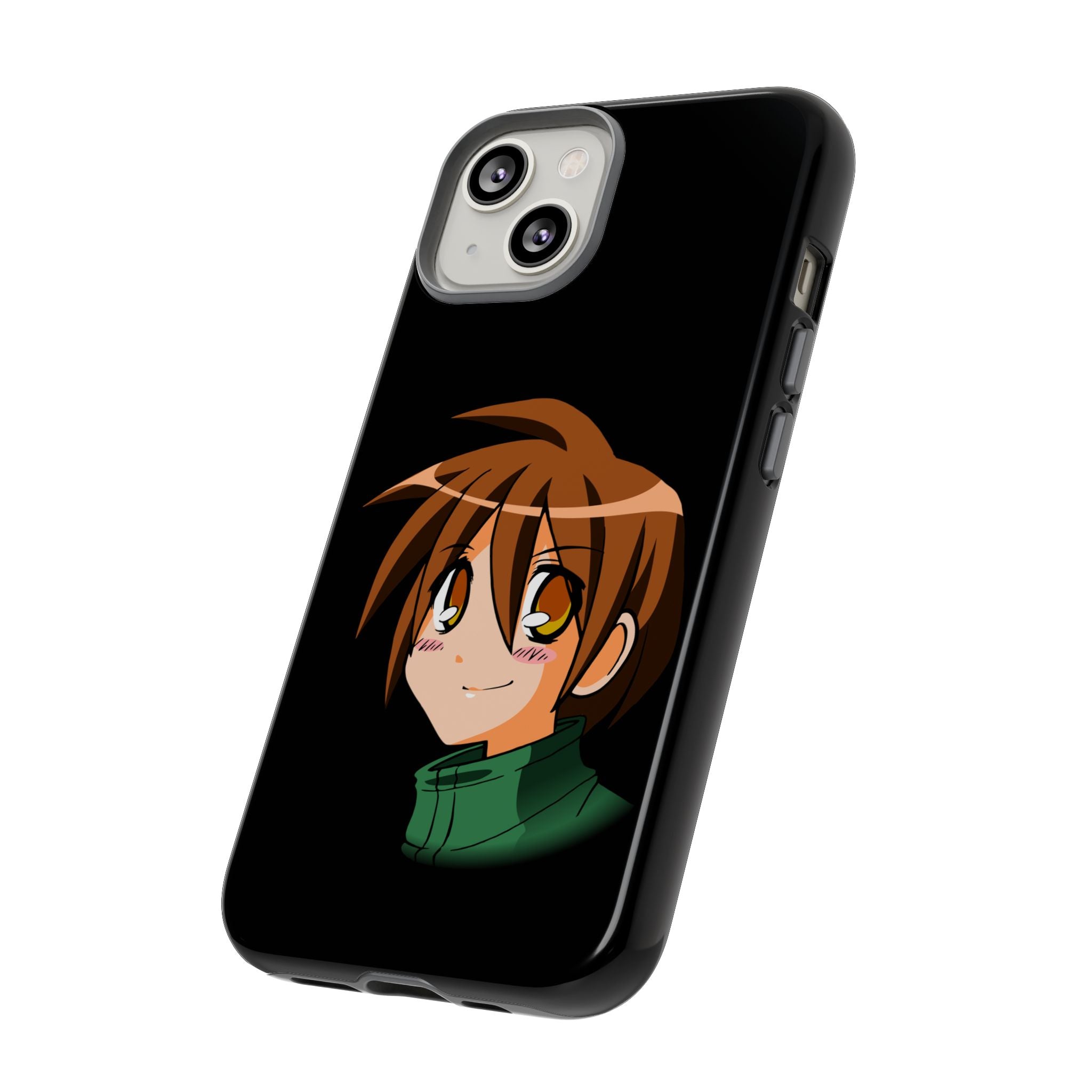 Anime Character Phone Case, Cute Phone Cover, Tough Cases for Teens, Customizable Gift, Geeky Accessories