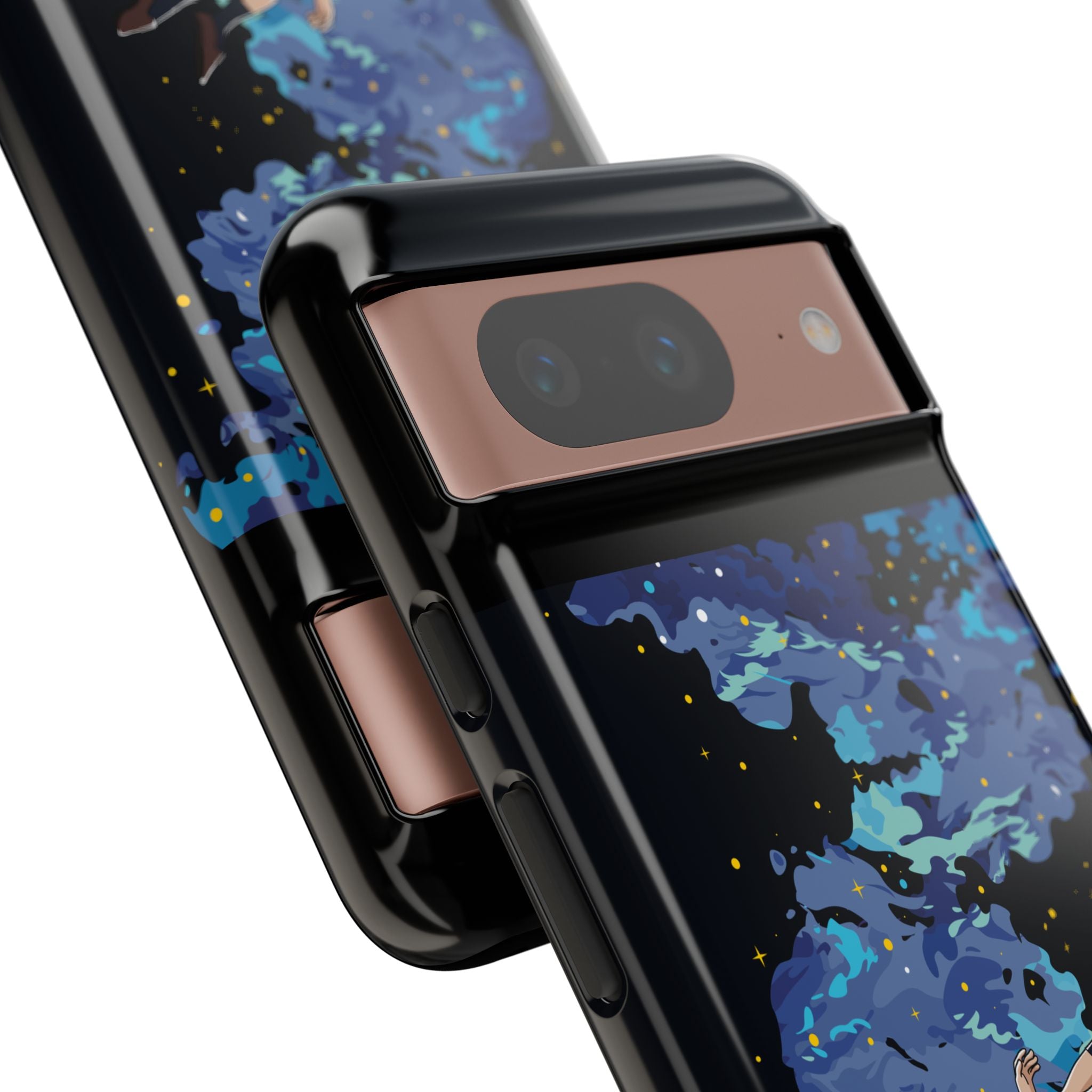 Tough Cases Phone Case - Artistic Galaxy Design, Cute Sleeve for Teens, Gift for Students, Unique Mobile Accessory, Trendy Tech Protection