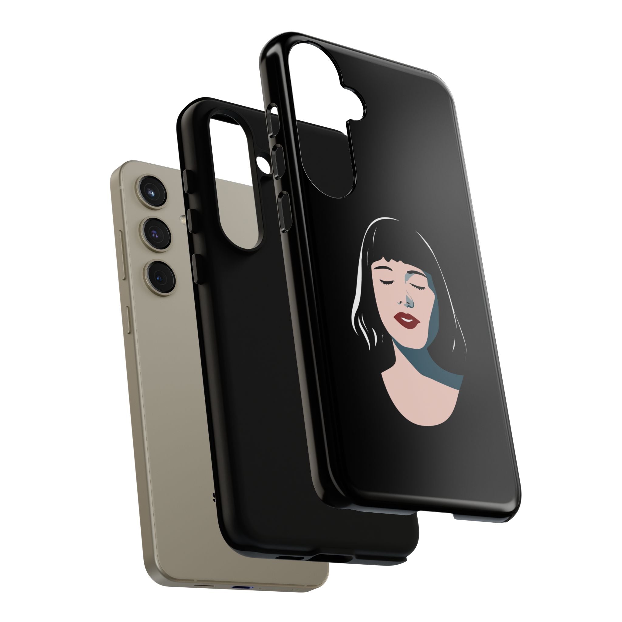 Aesthetic Phone Case, Art Deco iPhone Cover, Minimalist Cell Phone Protector, Gift for Her, Stylish Mobile Accessories