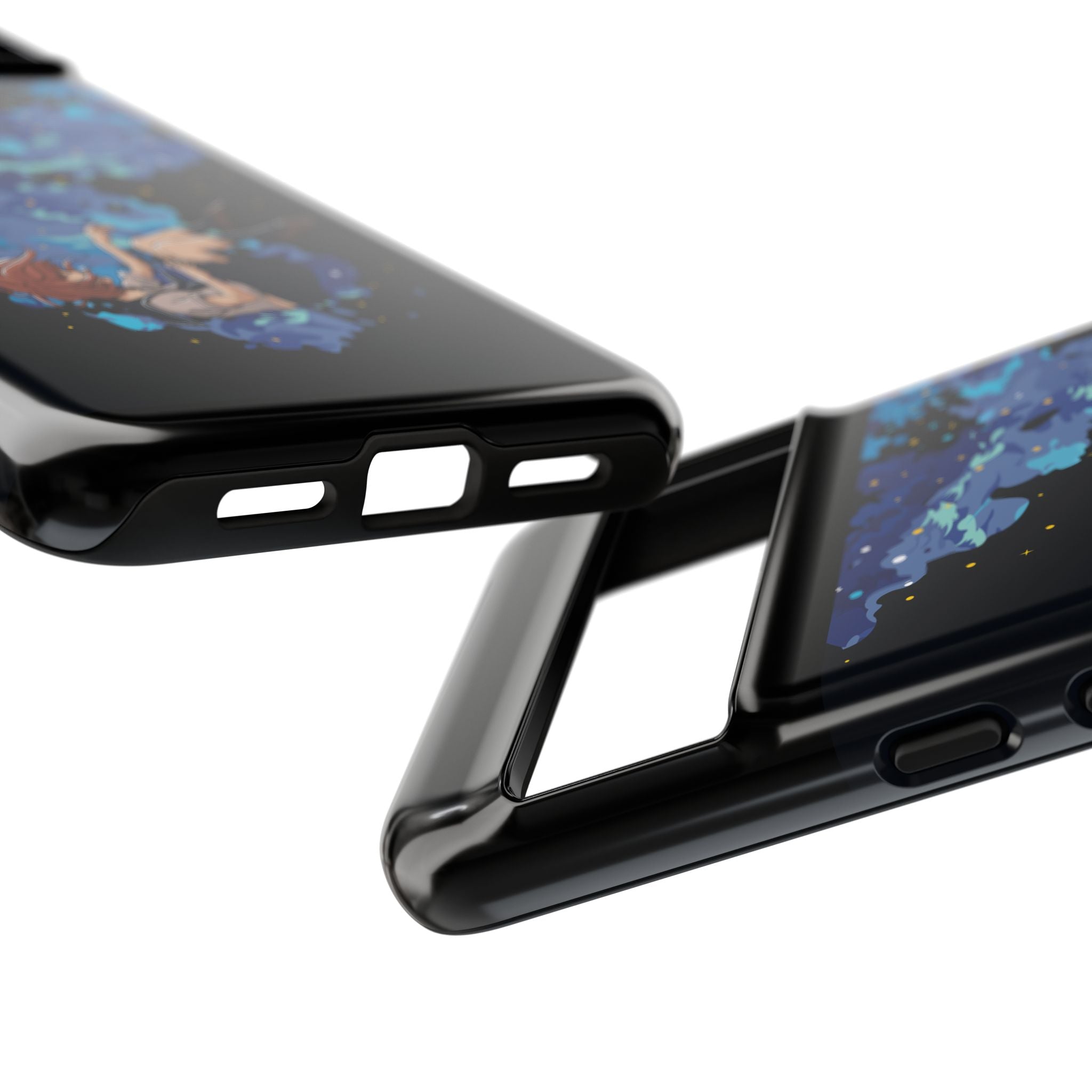 Tough Cases Phone Case - Artistic Galaxy Design, Cute Sleeve for Teens, Gift for Students, Unique Mobile Accessory, Trendy Tech Protection