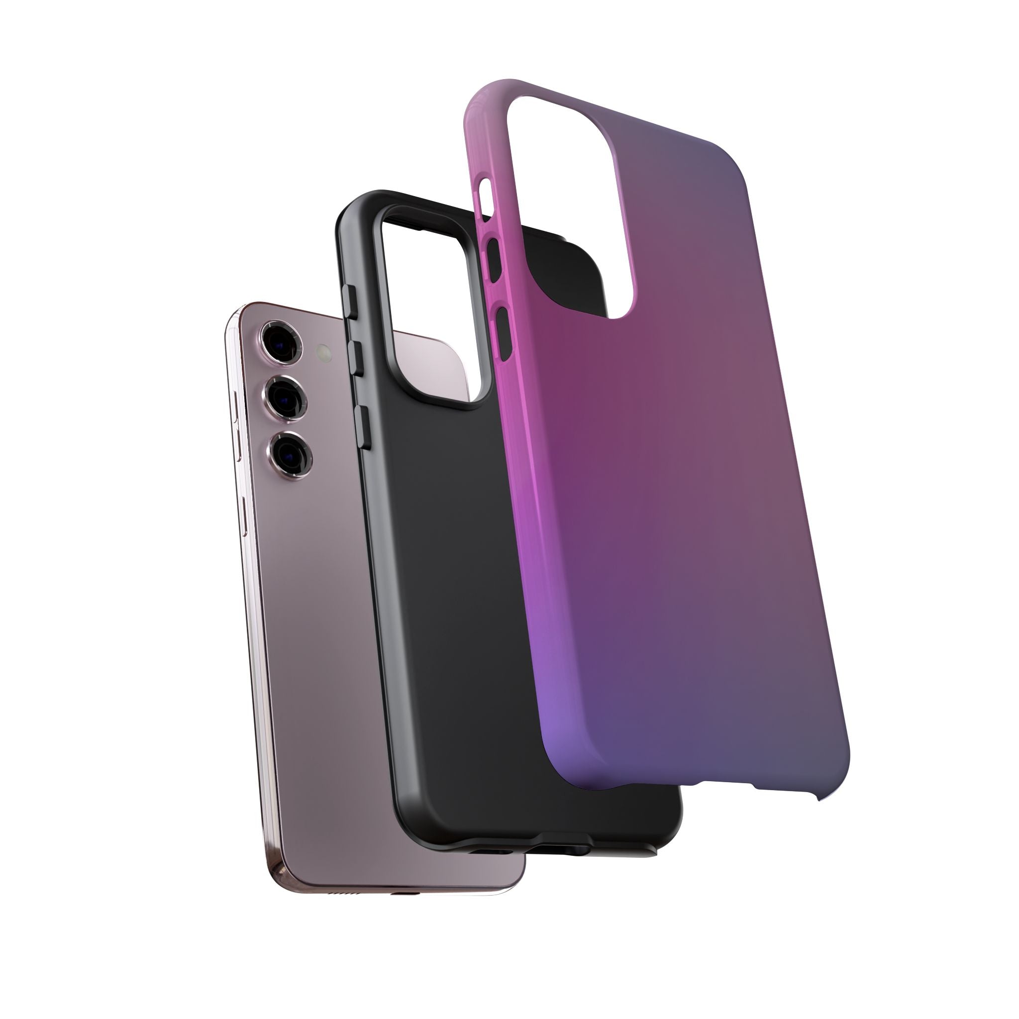 Stylish Phone Case, Tough Phone Cover, Gradient Phone Protector, Customizable Phone Shell, Durable Phone Accessory