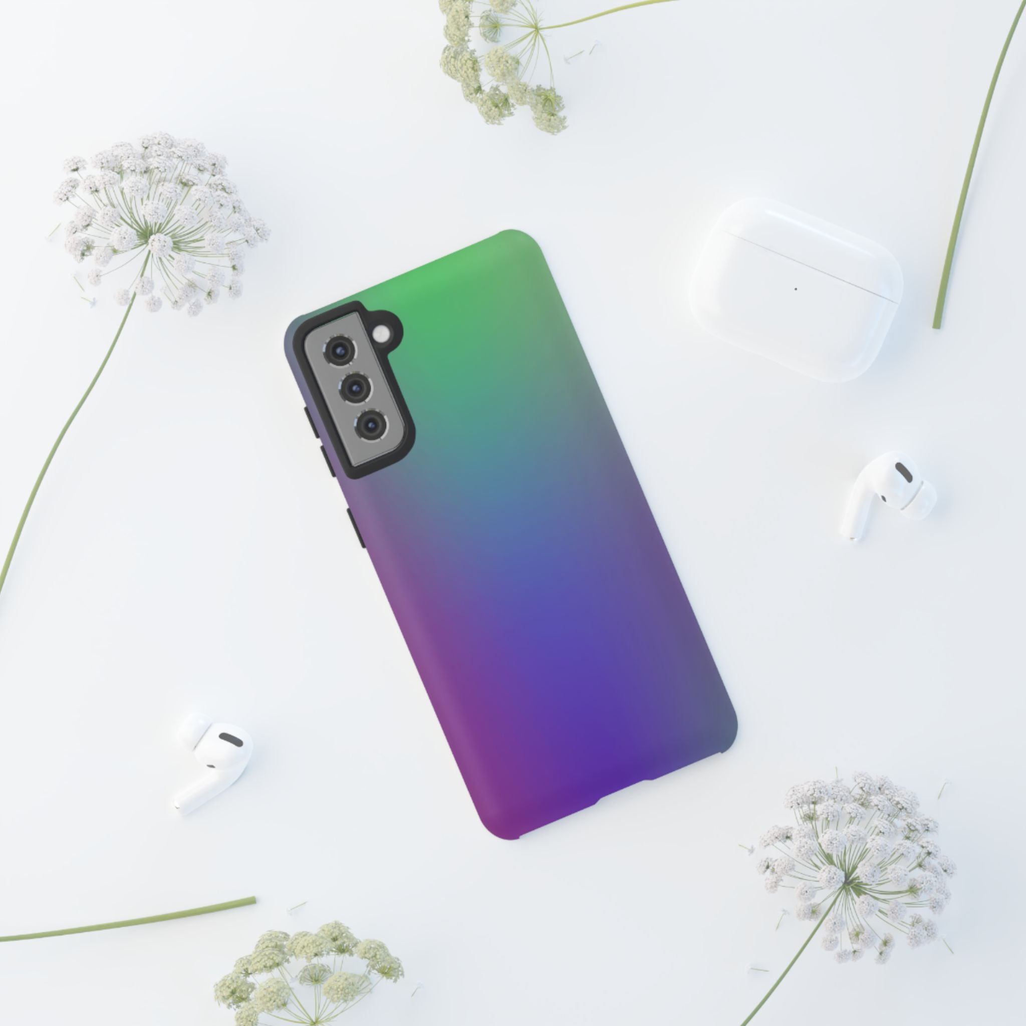 Gradient Phone Case, Durable Phone Protector, Trendy Cell Phone Accessory, Gift for Tech Lovers, Stylish Mobile Case