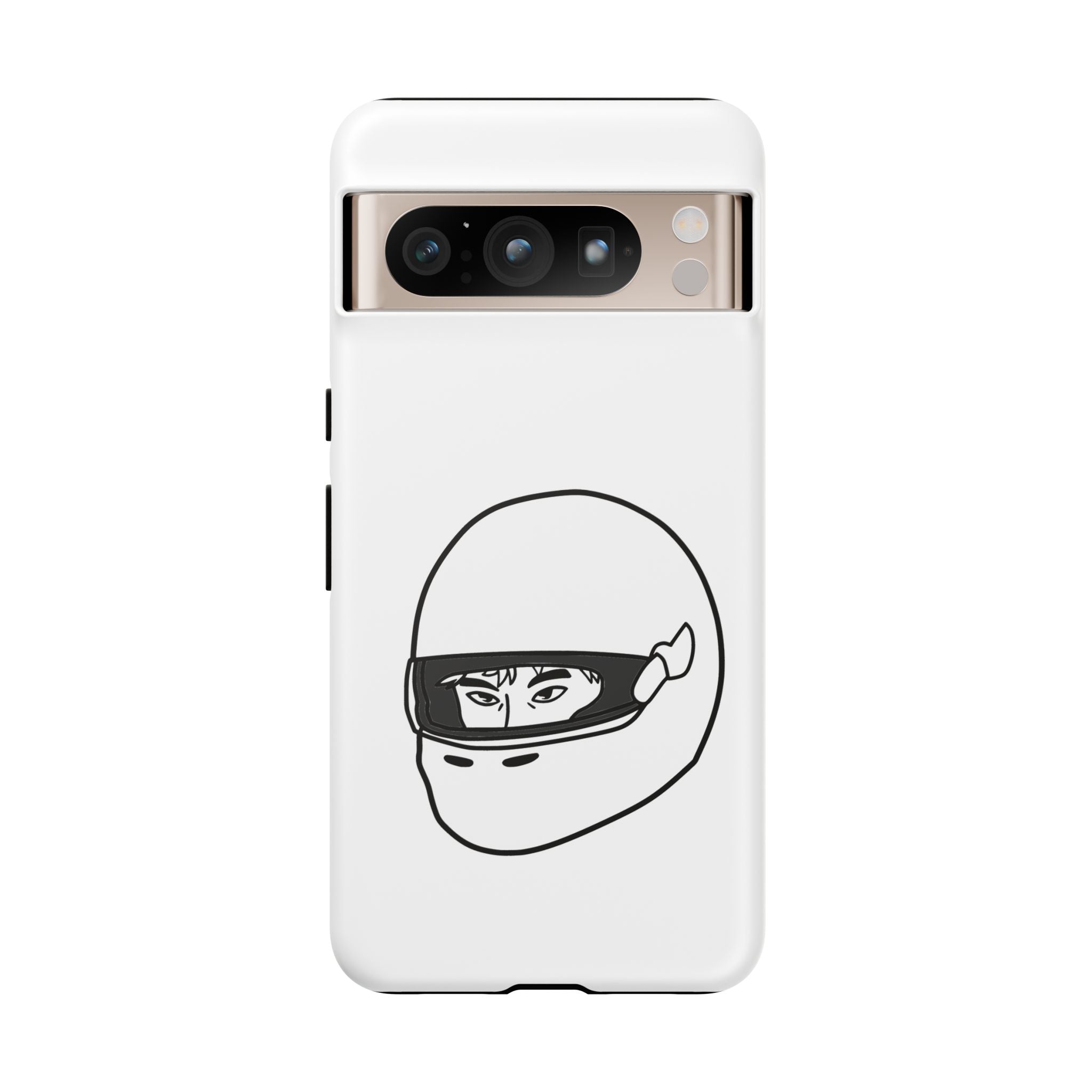 Stylish Phone Case with Racing Helmet Design | Tough Cases | Unique Gift, Motorcycle Enthusiast, Race Lover, Custom Accessory, Everyday Use