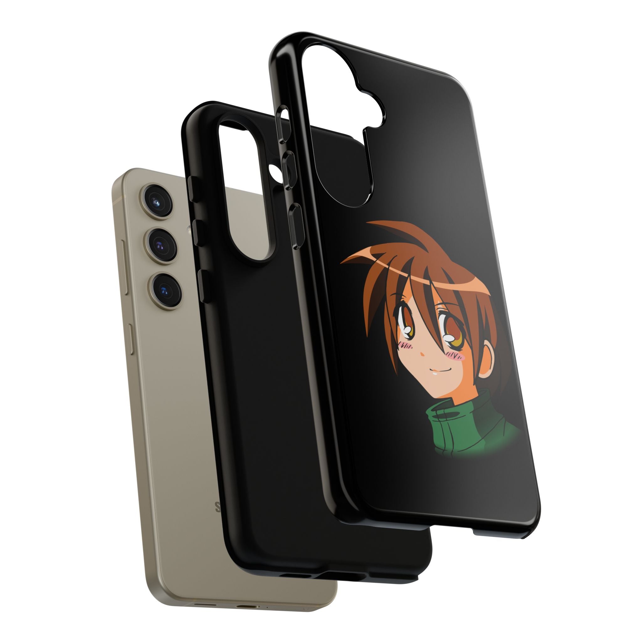 Anime Character Phone Case, Cute Phone Cover, Tough Cases for Teens, Customizable Gift, Geeky Accessories