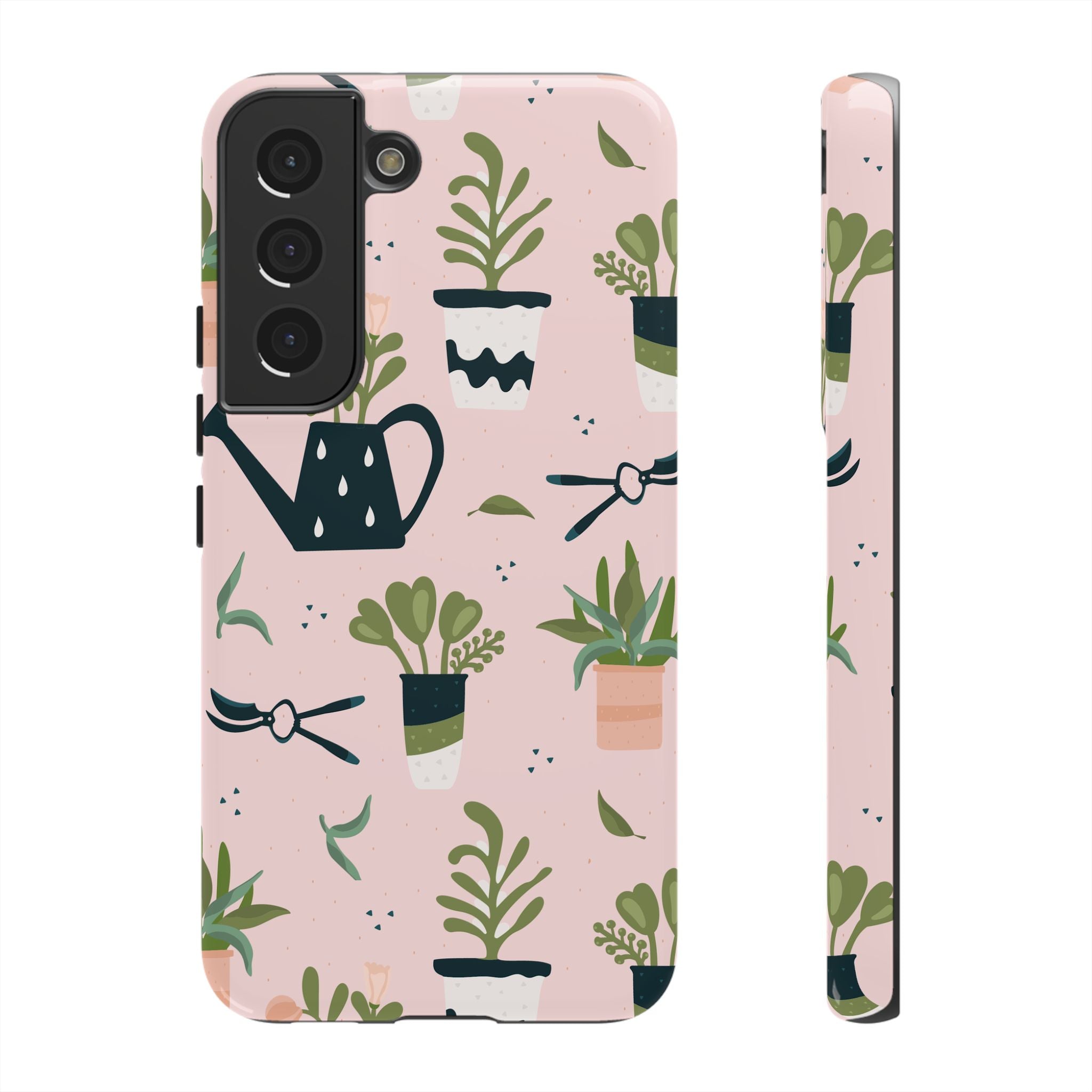 Floral Phone Case, Cute Plant Lover Case, Gift for Gardeners, Phone Cover, Green Thumb Accessories, Mother's Day Gift