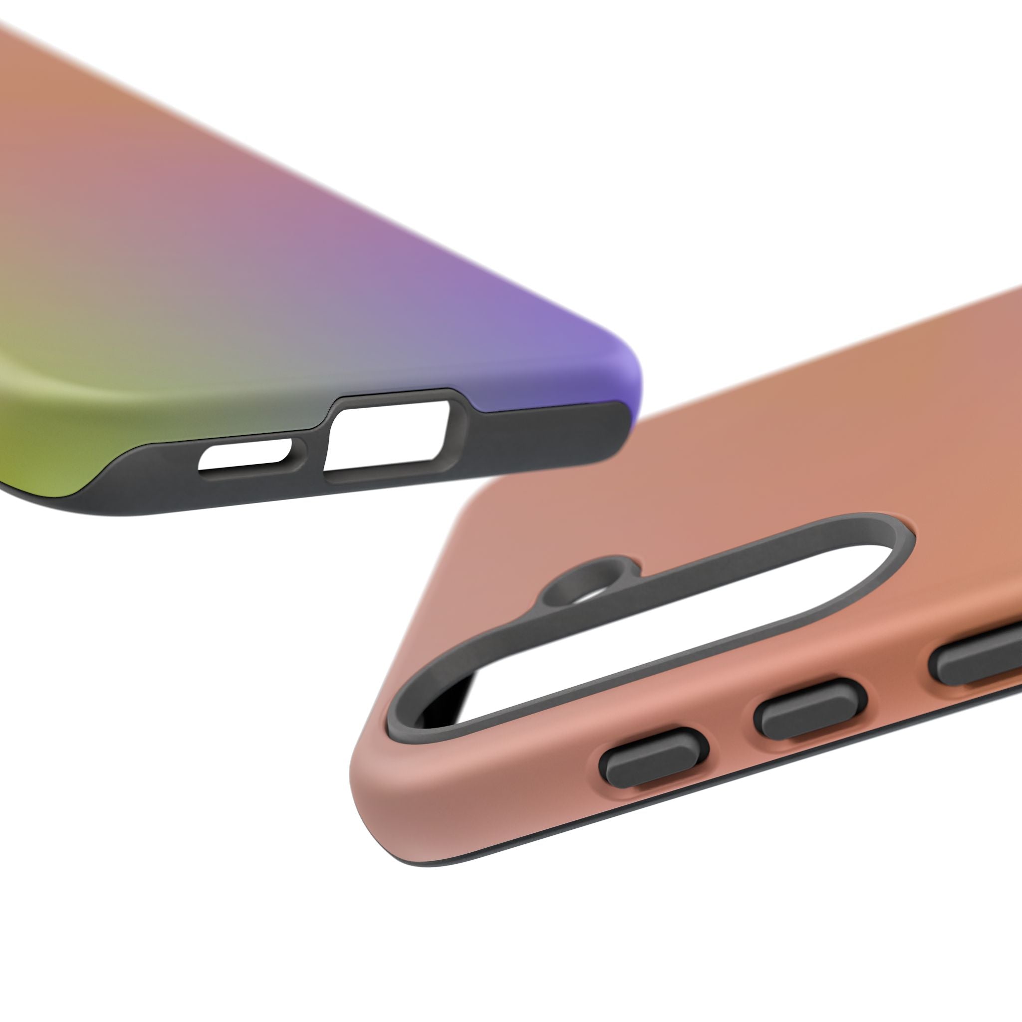 Colorful Gradient Phone Case, Tough Cases for iPhone, Customizable Phone Cover, Trendy Tech Accessory, Gift for Tech Lovers