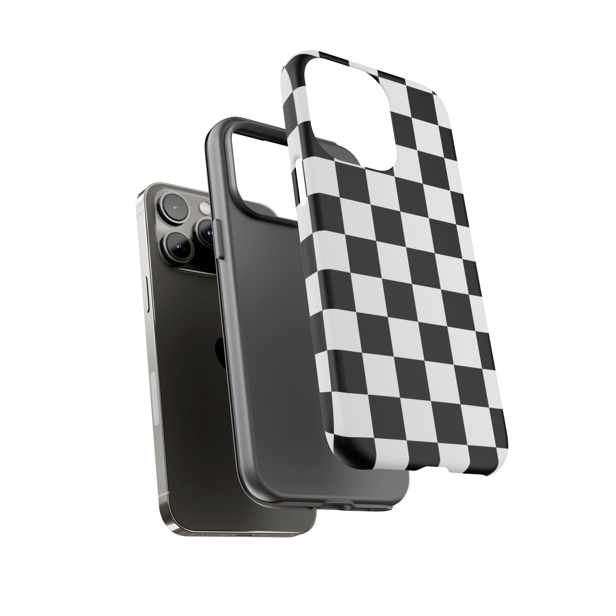 Stylish Checkered Phone Case | Trendy Protective Cover for iPhone, Gift for Teens, Fashion Accessory, Unique Design for All Occasions