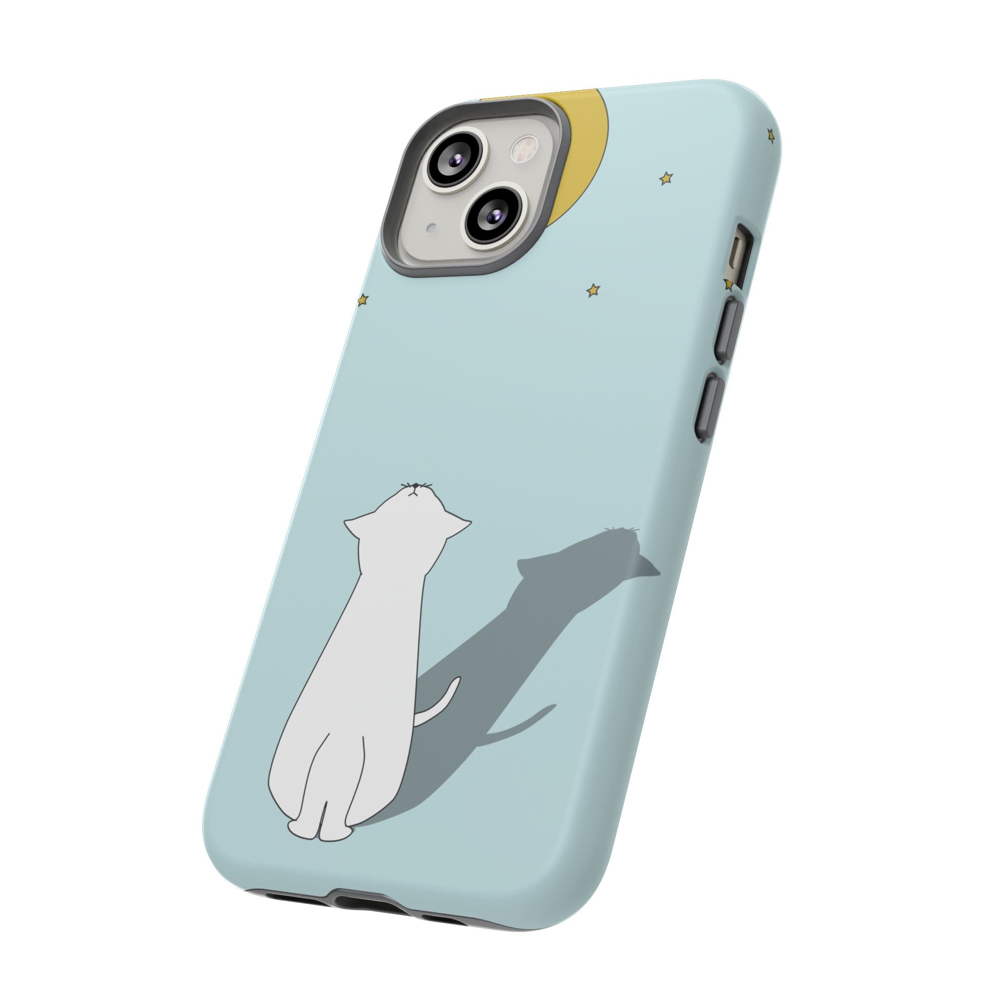 Cute Cat Phone Case, Tough Phone Cover, Pet Lover Gift, Unique Case, Animal Decor, Birthday Gift