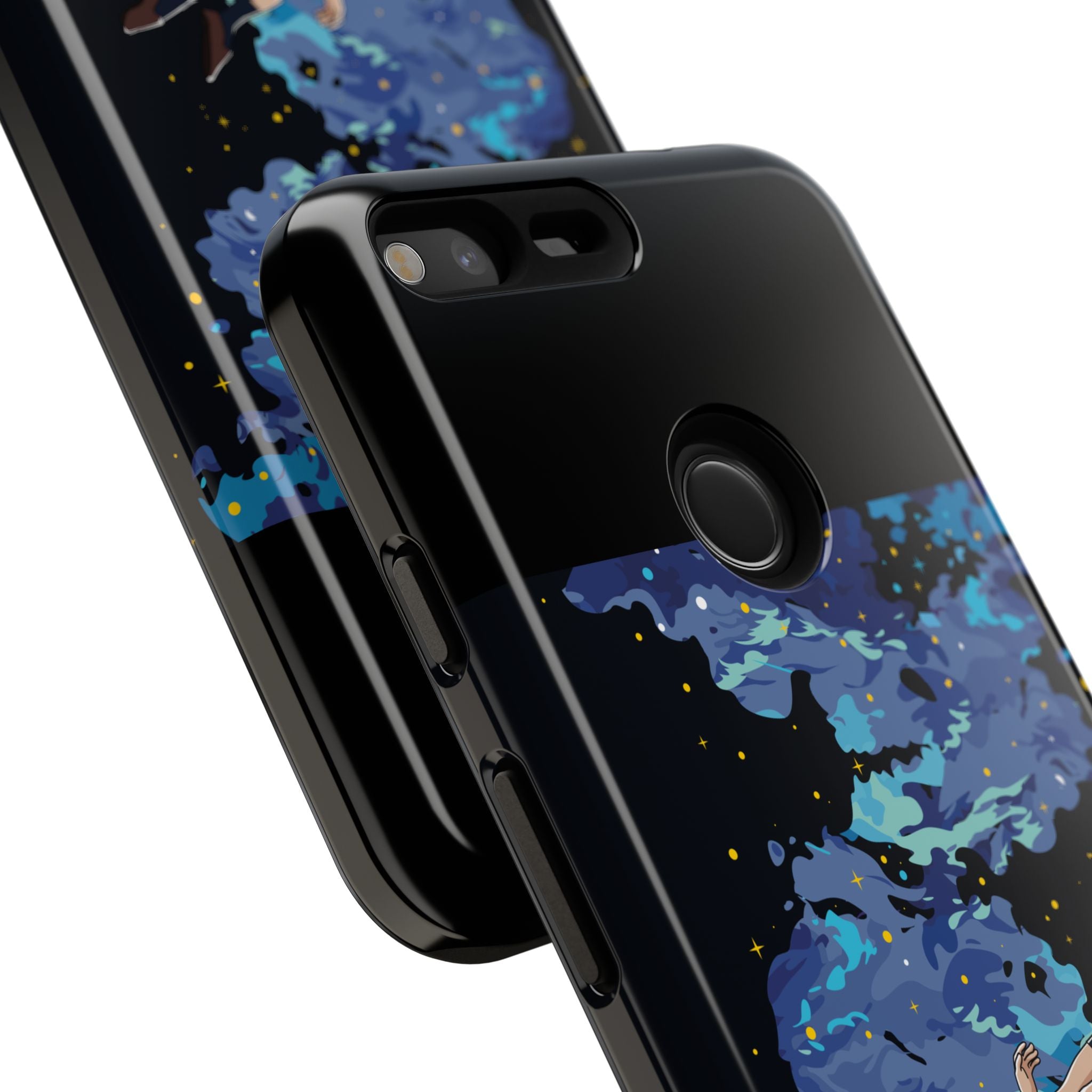 Tough Cases Phone Case - Artistic Galaxy Design, Cute Sleeve for Teens, Gift for Students, Unique Mobile Accessory, Trendy Tech Protection