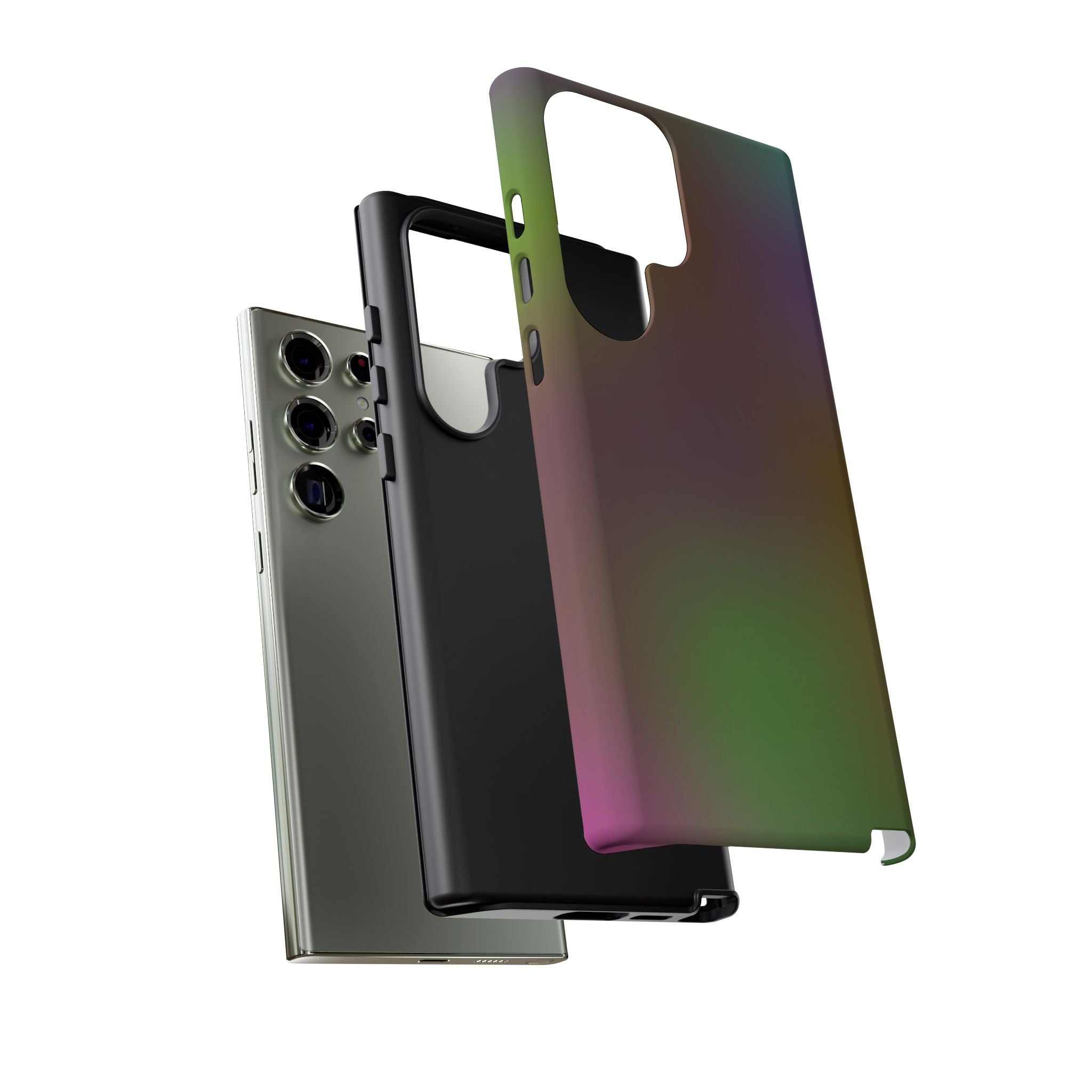 Colorful Gradient Phone Case, Tough Cases for Protection, Stylish Mobile Cover, Unique Gift, Modern Tech Accessory