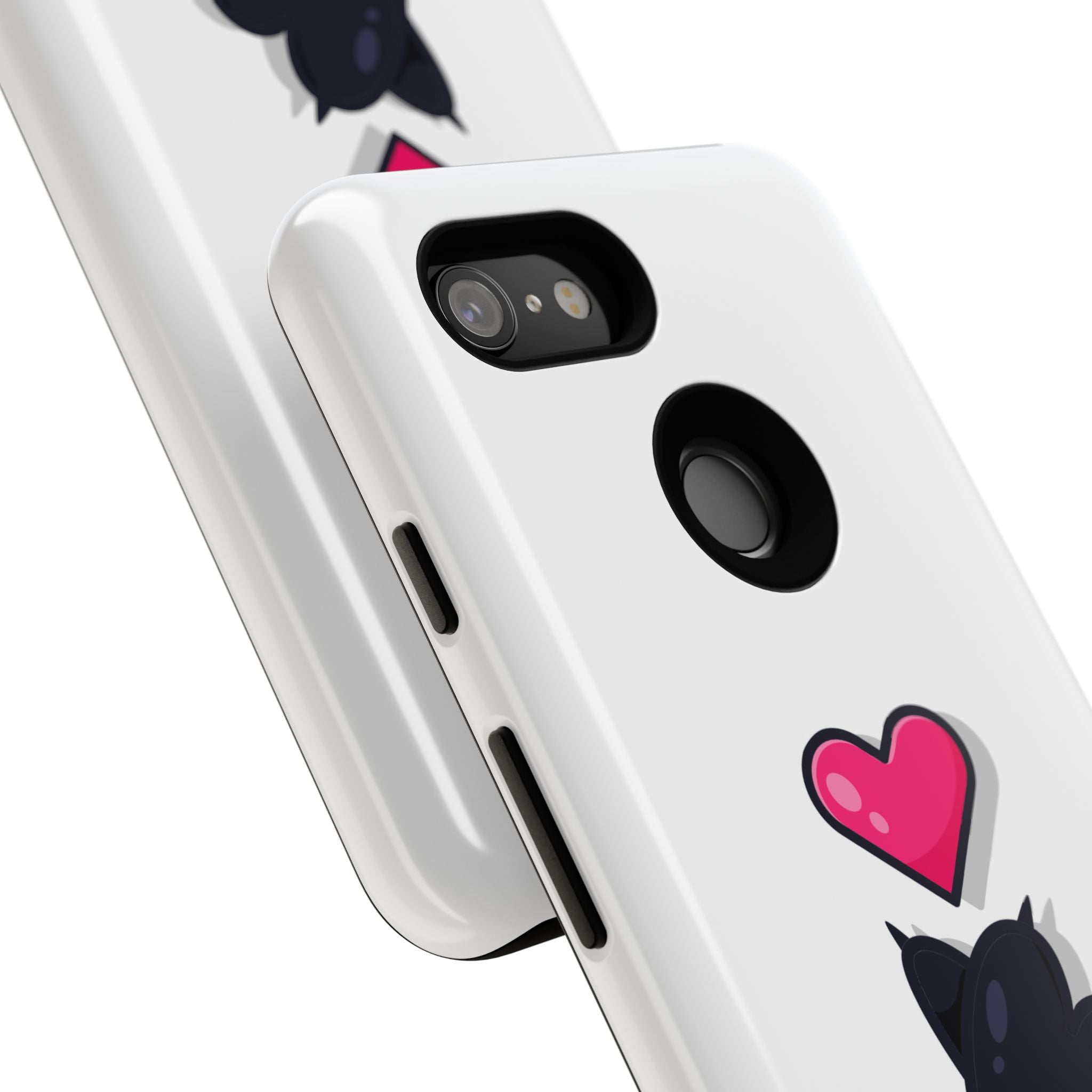 Cute Cat Love Phone Case, Tough Cell Phone Cover, Animal Lover Gifts, Pet Parent Accessories, Valentine's Day Essentials