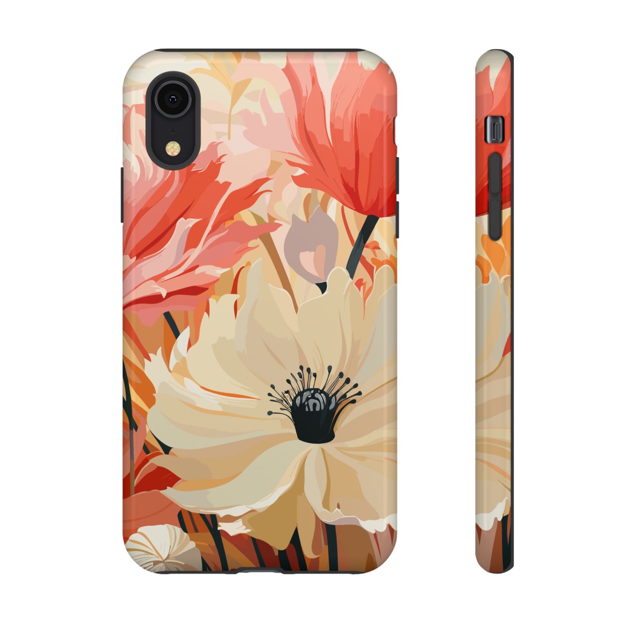 Floral Phone Case, Tough Protective Cover for Floral Lovers, Perfect Gift for Friends, Spring Celebration, Art Lovers Gift