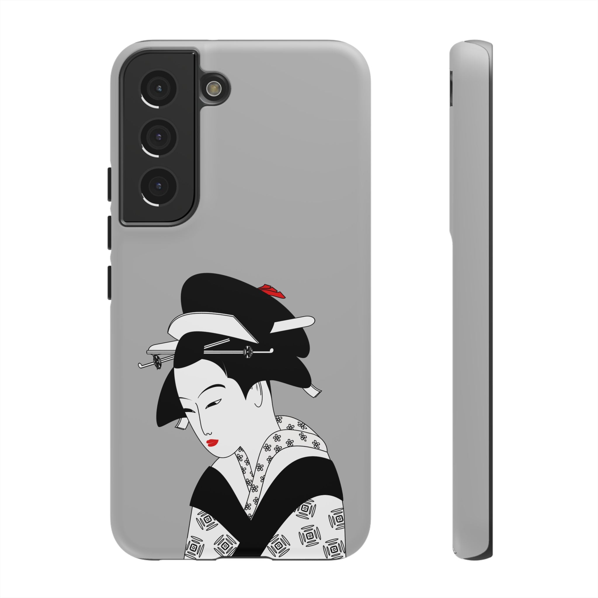 Stylish Phone Case with Japanese Geisha Design, Tough Phone Case, Cute Phone Cover, Japanese Art, Ethnic Style