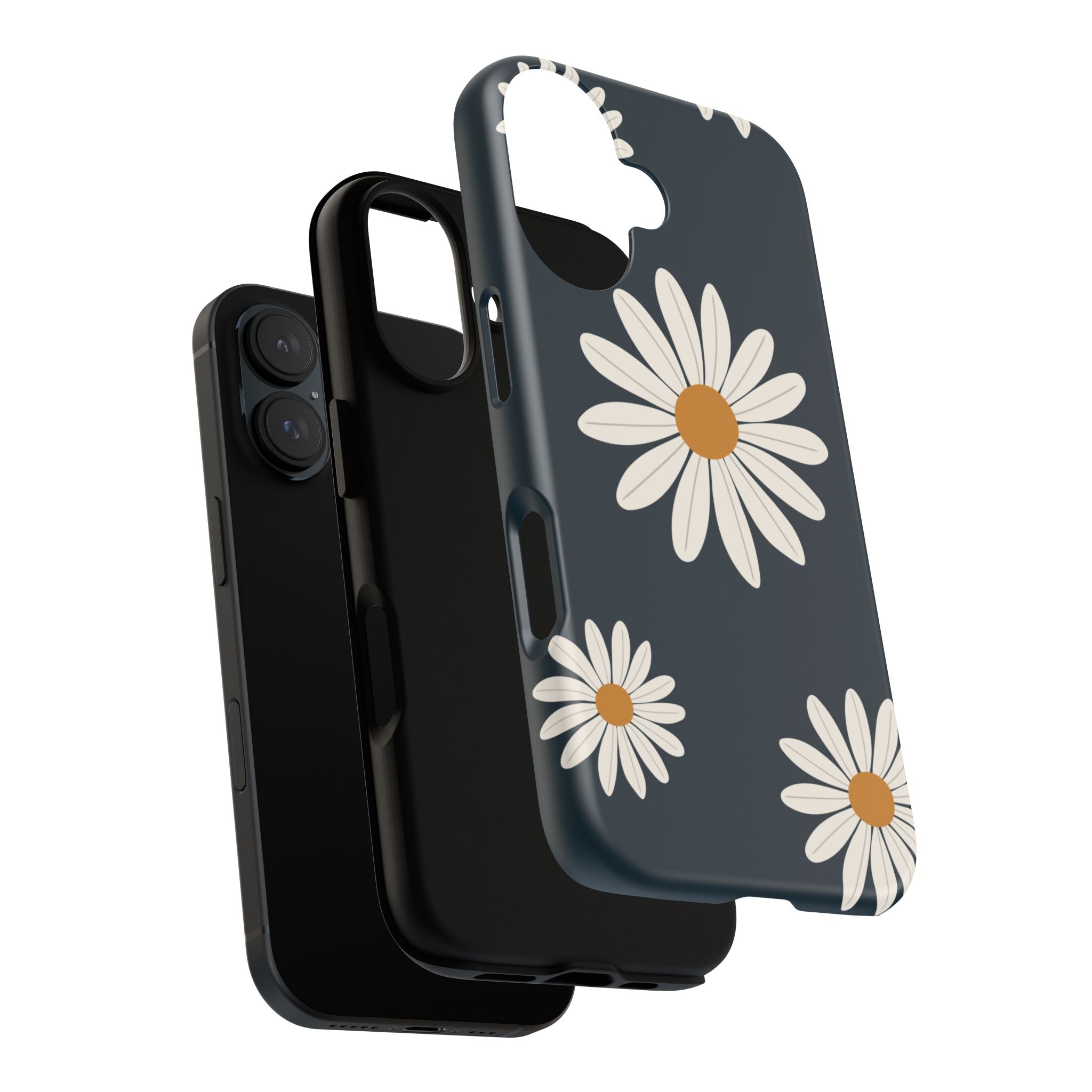 Daisy Phone Case, Floral Phone Cover, Tough Phone Case, Gift for Flower Lovers, Smartphone Accessory, Spring Design