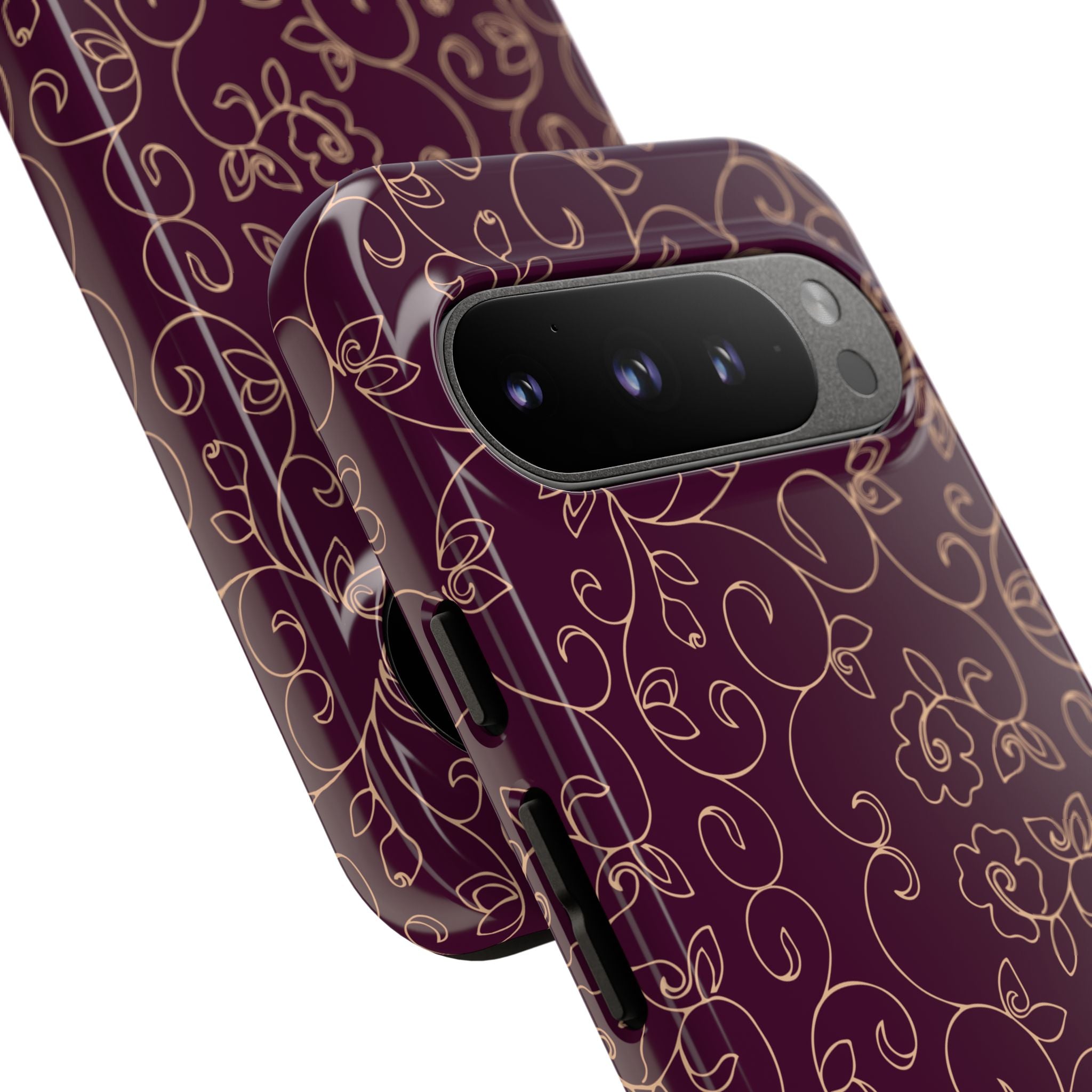 Elegant Floral Phone Case | Durable Mobile Cover, Gift for Her, Floral Design, Stylish Accessory, Phone Protection