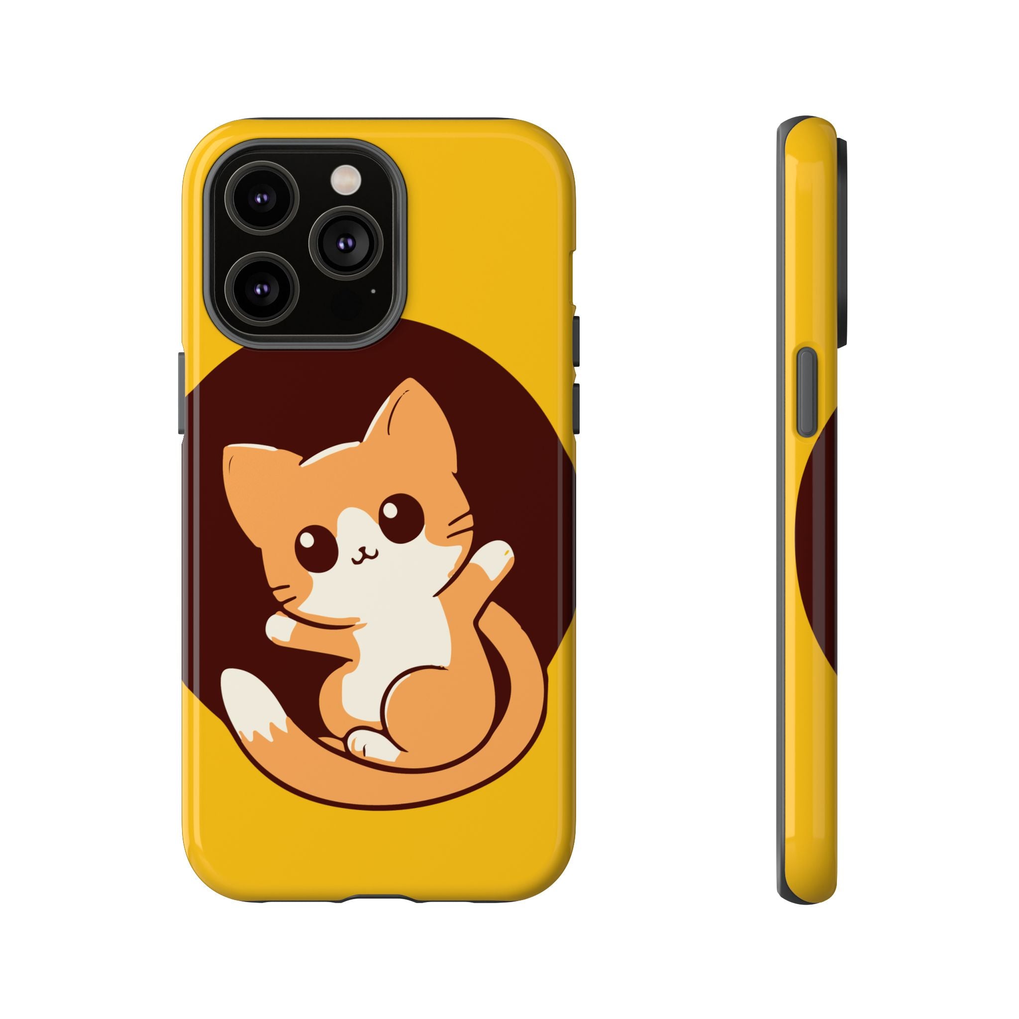 Cute Cat Phone Case | Tough Cases for Cat Lovers, Animal Design, Fun Gift, Unique Case, Durable Protection