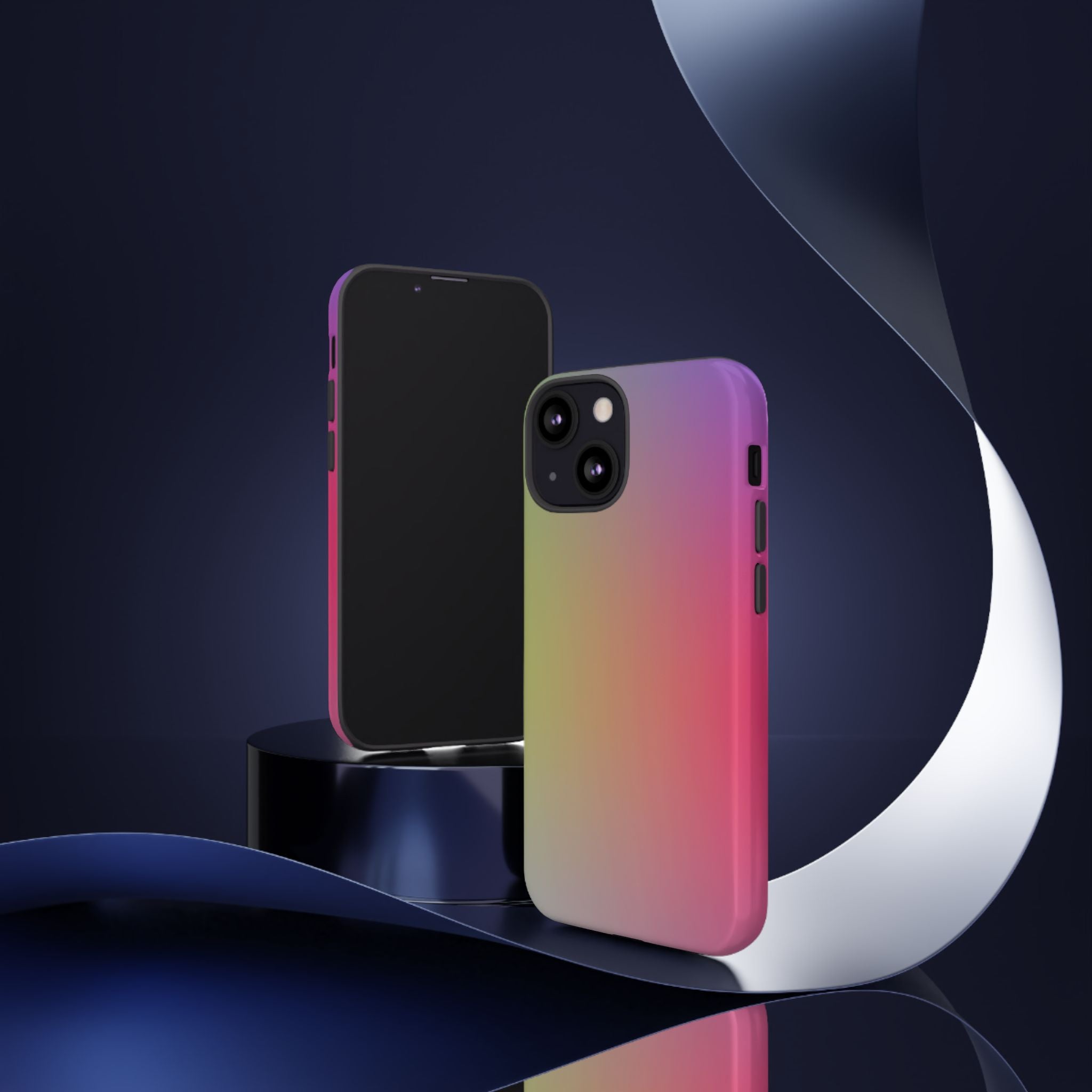 Gradient Phone Case, Tough Cases, Colorful Tech Accessory, Modern Phone Protection, Trendy Gift for Friends, Birthday, Holidays