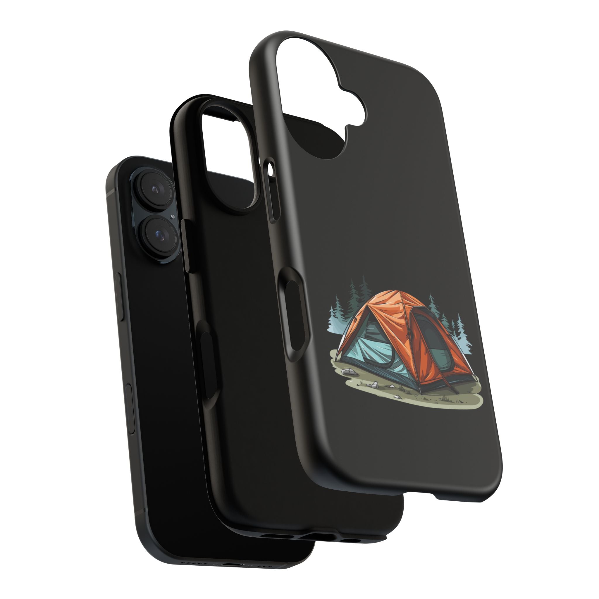 Camping Phone Case, Outdoor Adventure, Nature Lover Gift, Tough Cases, Hiking Accessory, Travel Gear, Camping Vibes
