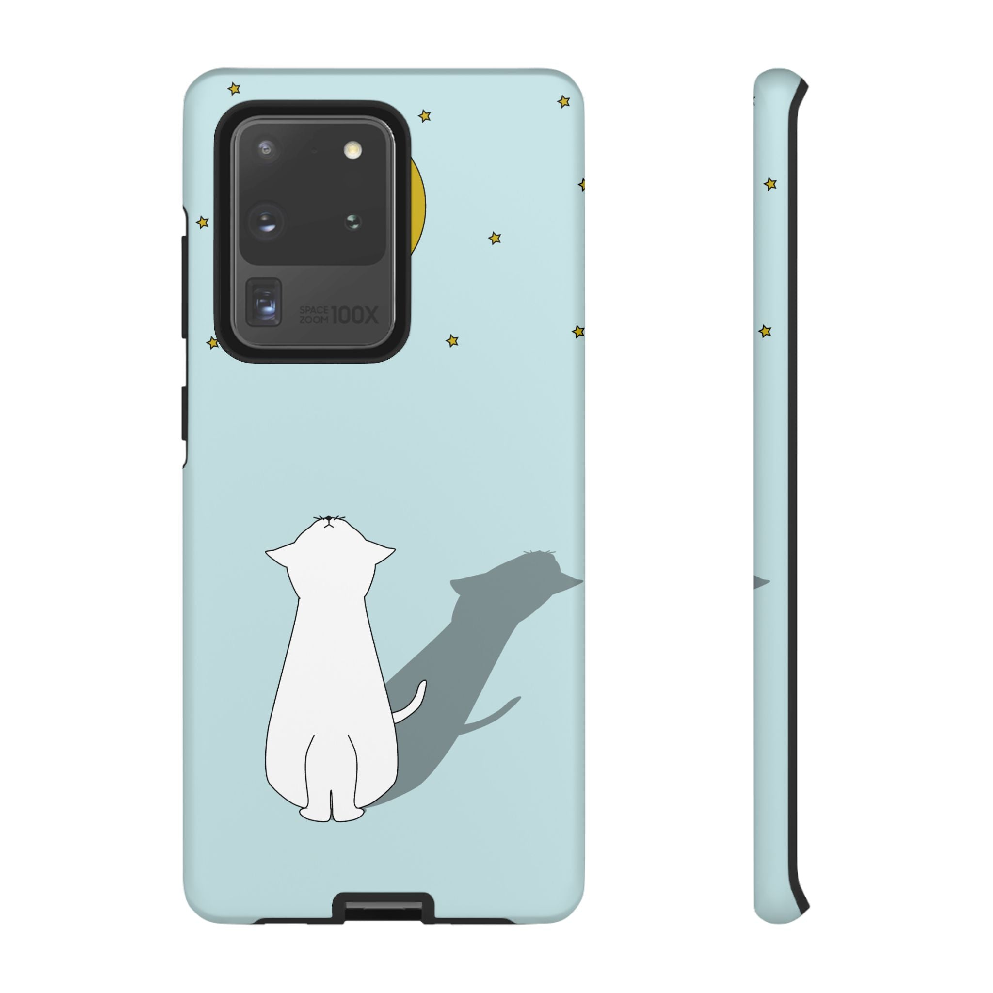 Cute Cat Phone Case, Tough Phone Cover, Pet Lover Gift, Unique Case, Animal Decor, Birthday Gift