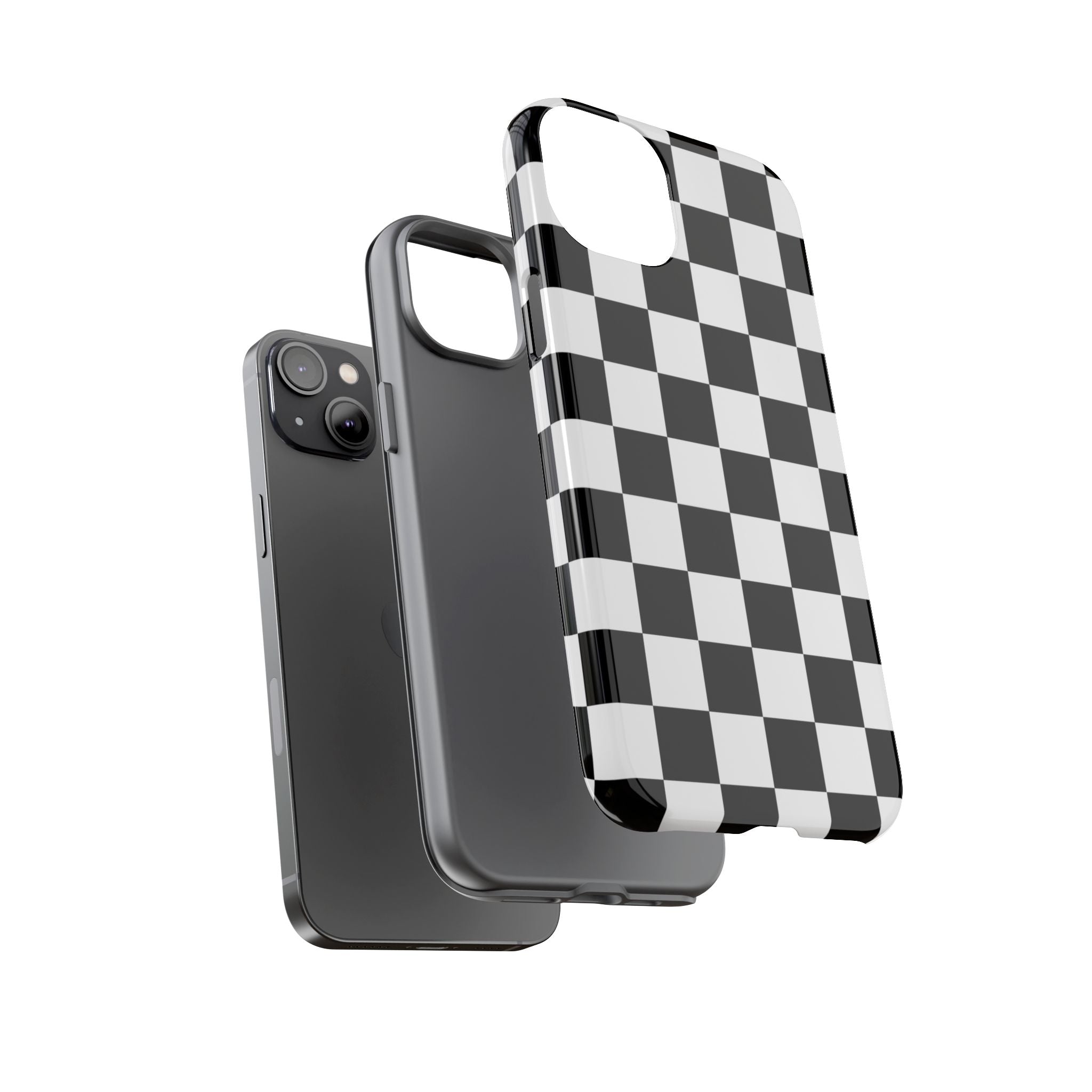 Stylish Checkered Phone Case | Trendy Protective Cover for iPhone, Gift for Teens, Fashion Accessory, Unique Design for All Occasions