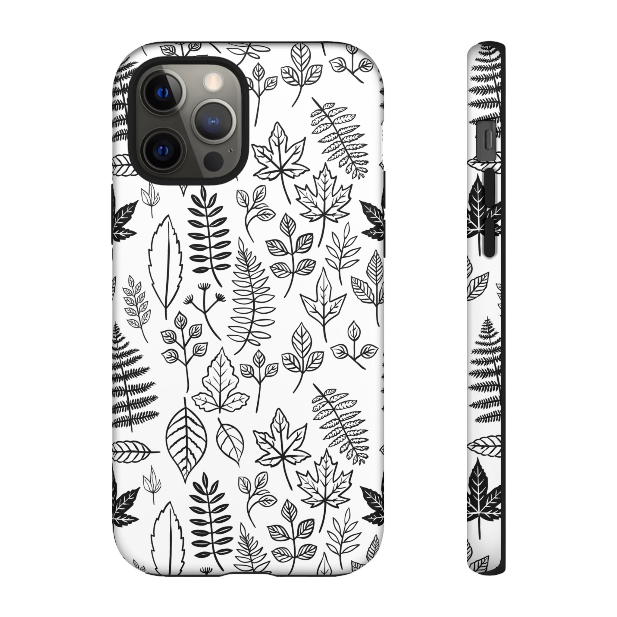 Stylish Phone Case for Nature Lovers, Botanical Design, Gift for Her, Fall Accessories, Customizable Tech Gear
